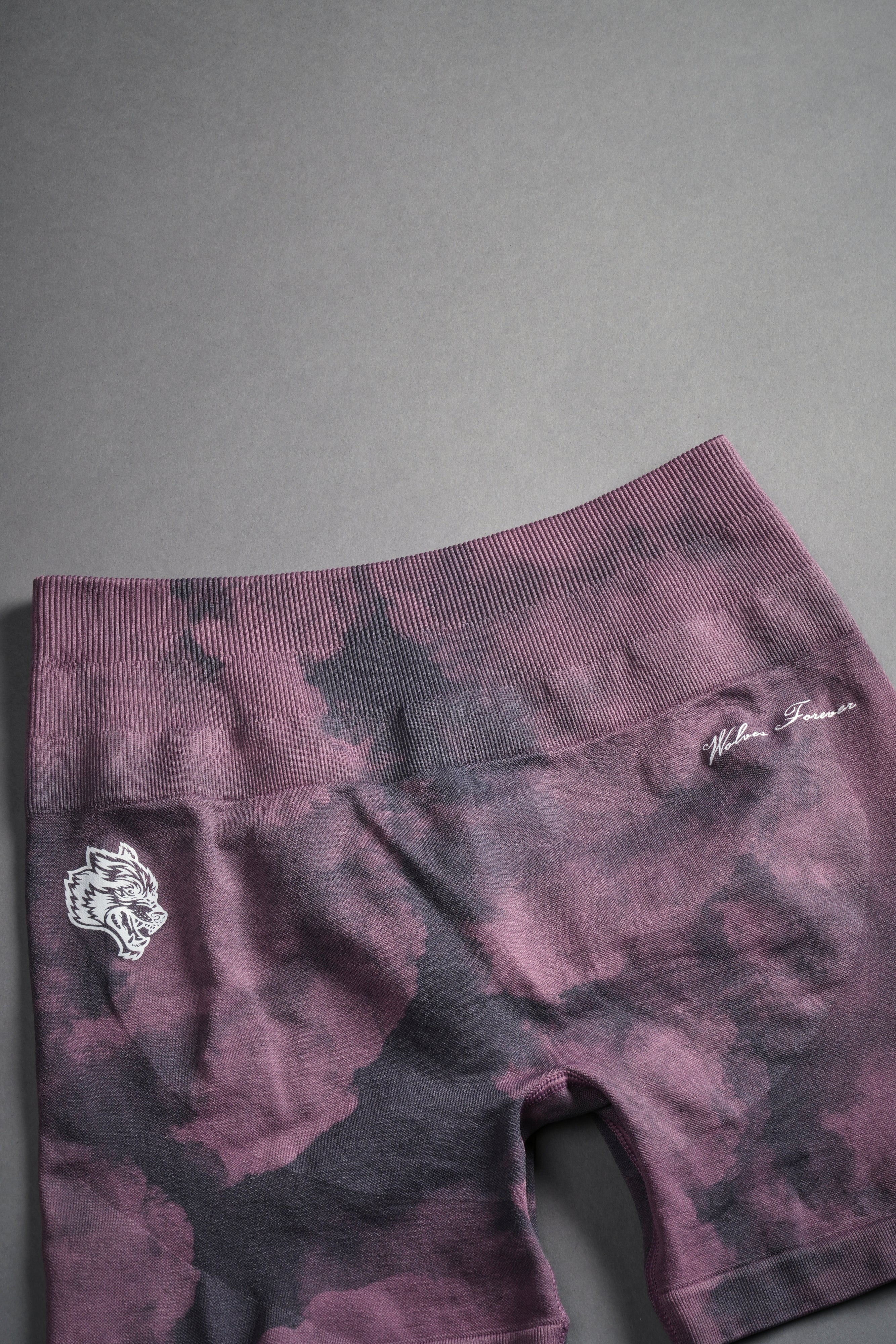 Conquer Everson Seamless "Training" Shorts in Cipher Purple Big Ghost Cloud - Image 5