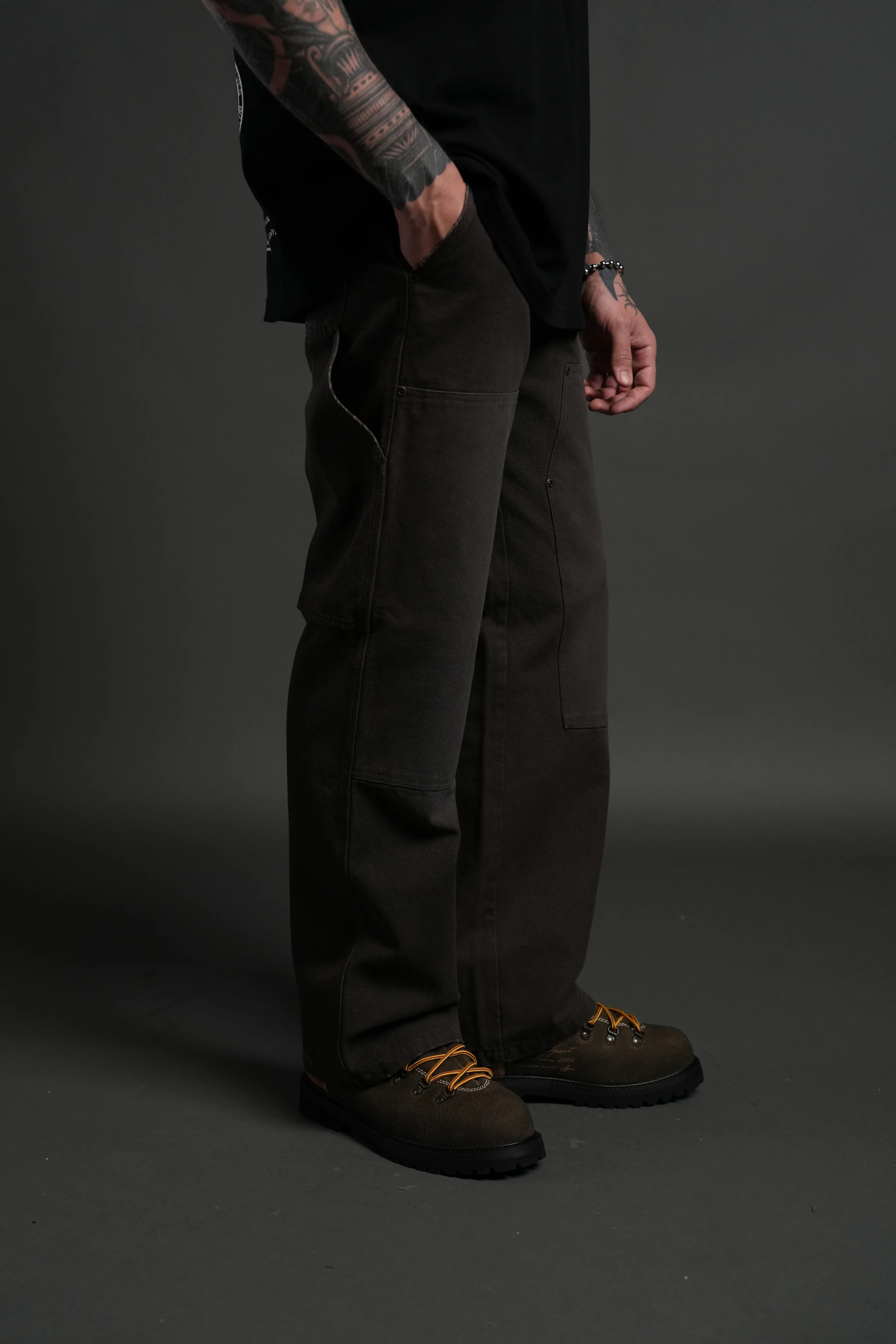 Core Chopper Hoffa V2 Pants in Darc Brown - Image 5