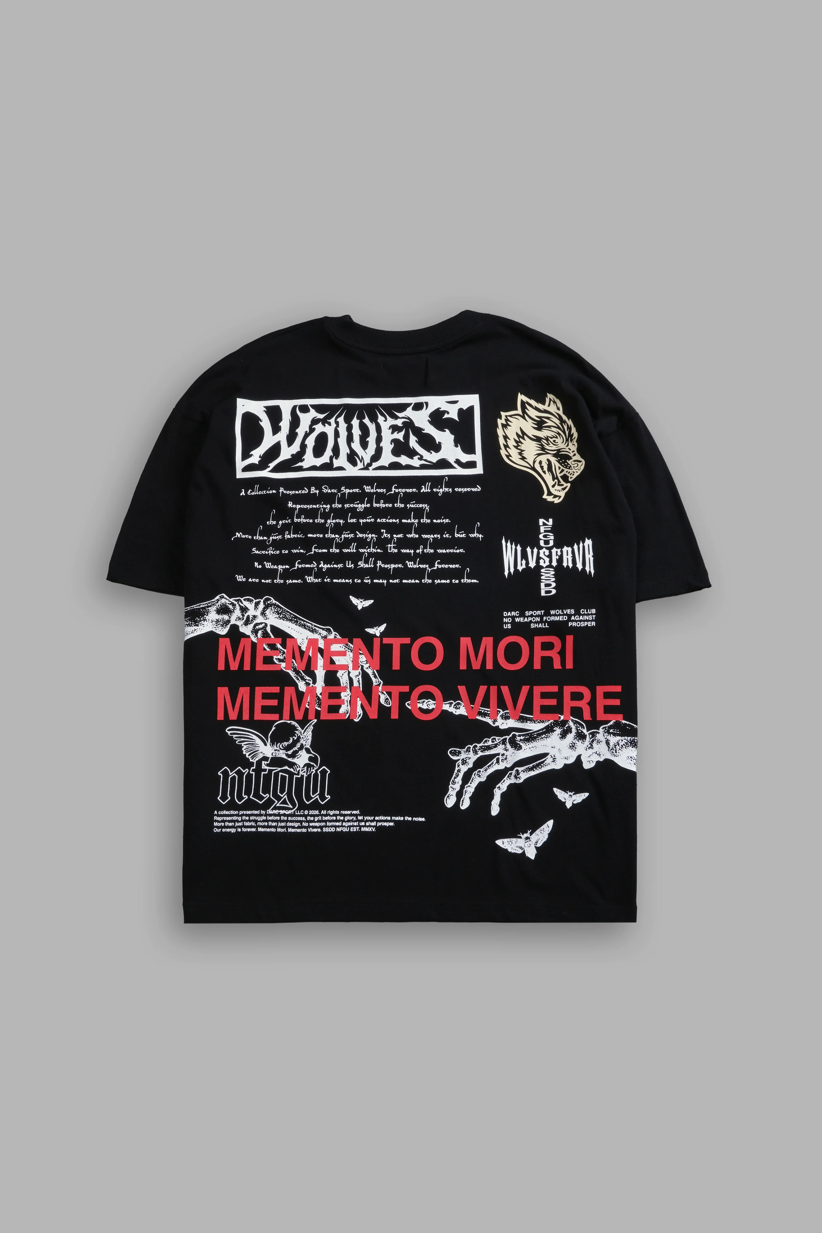 Create V2 "Premium" Oversized Tee in Black