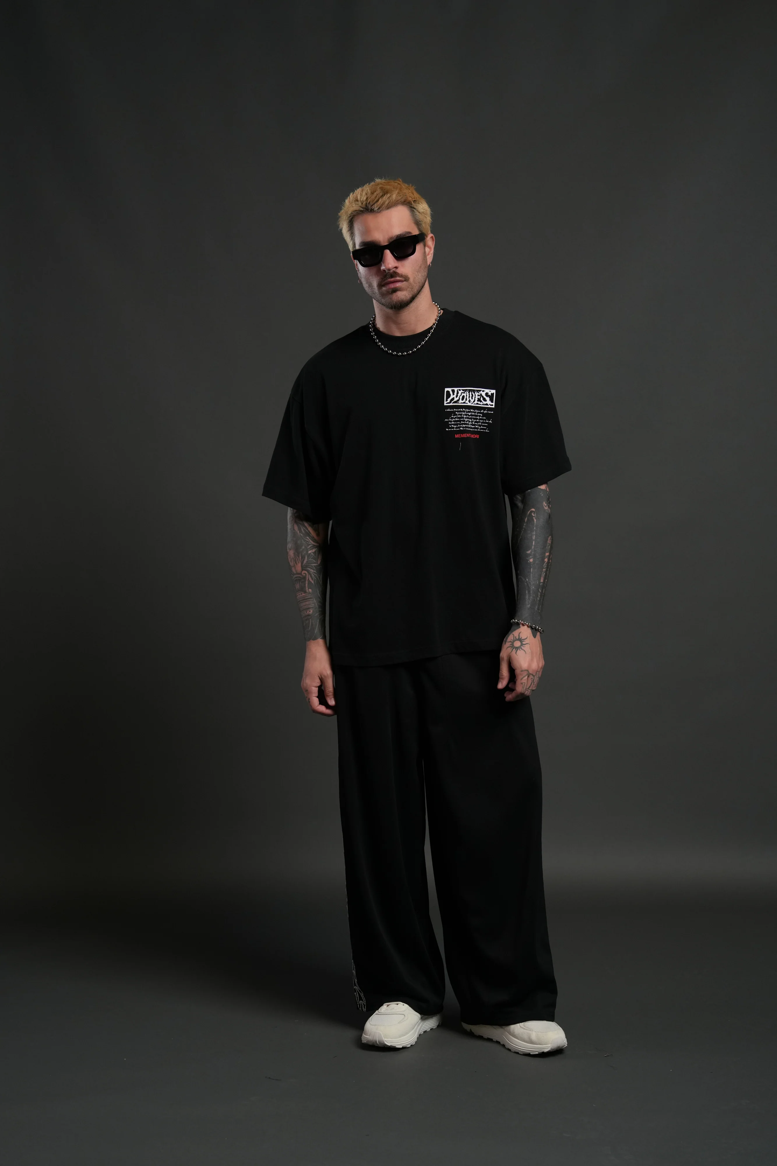 Create V2 "Premium" Oversized Tee in Black - Image 5