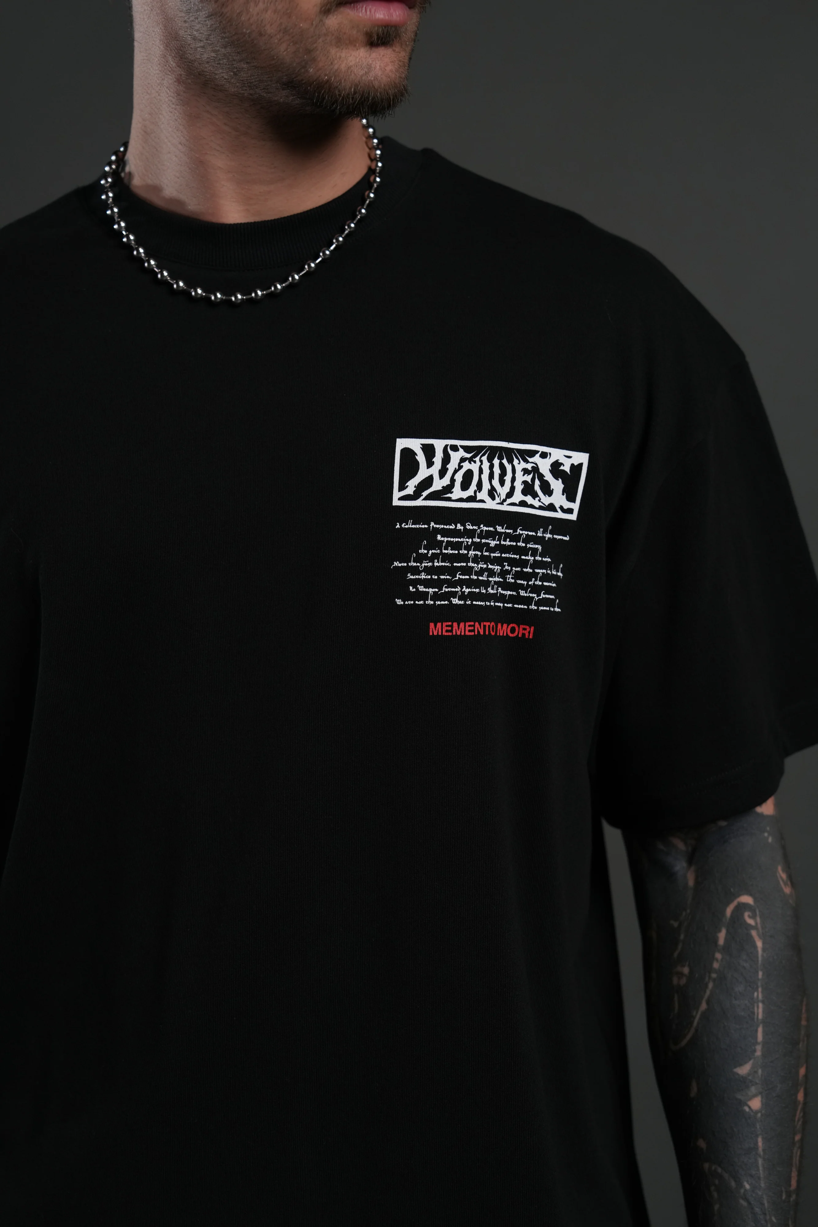 Create V2 "Premium" Oversized Tee in Black - Image 7