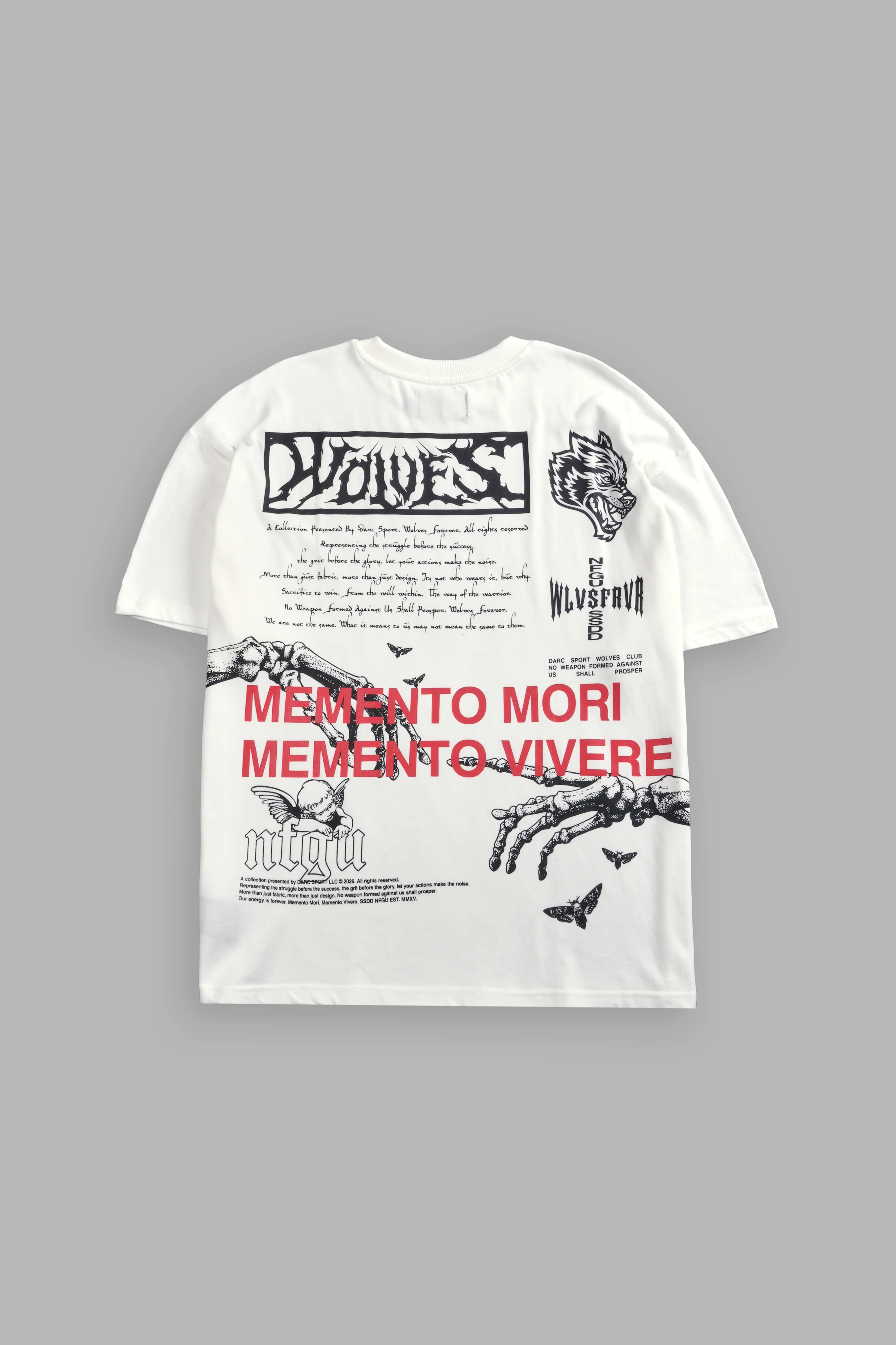 Create V2 "Premium" Oversized Tee in Cream