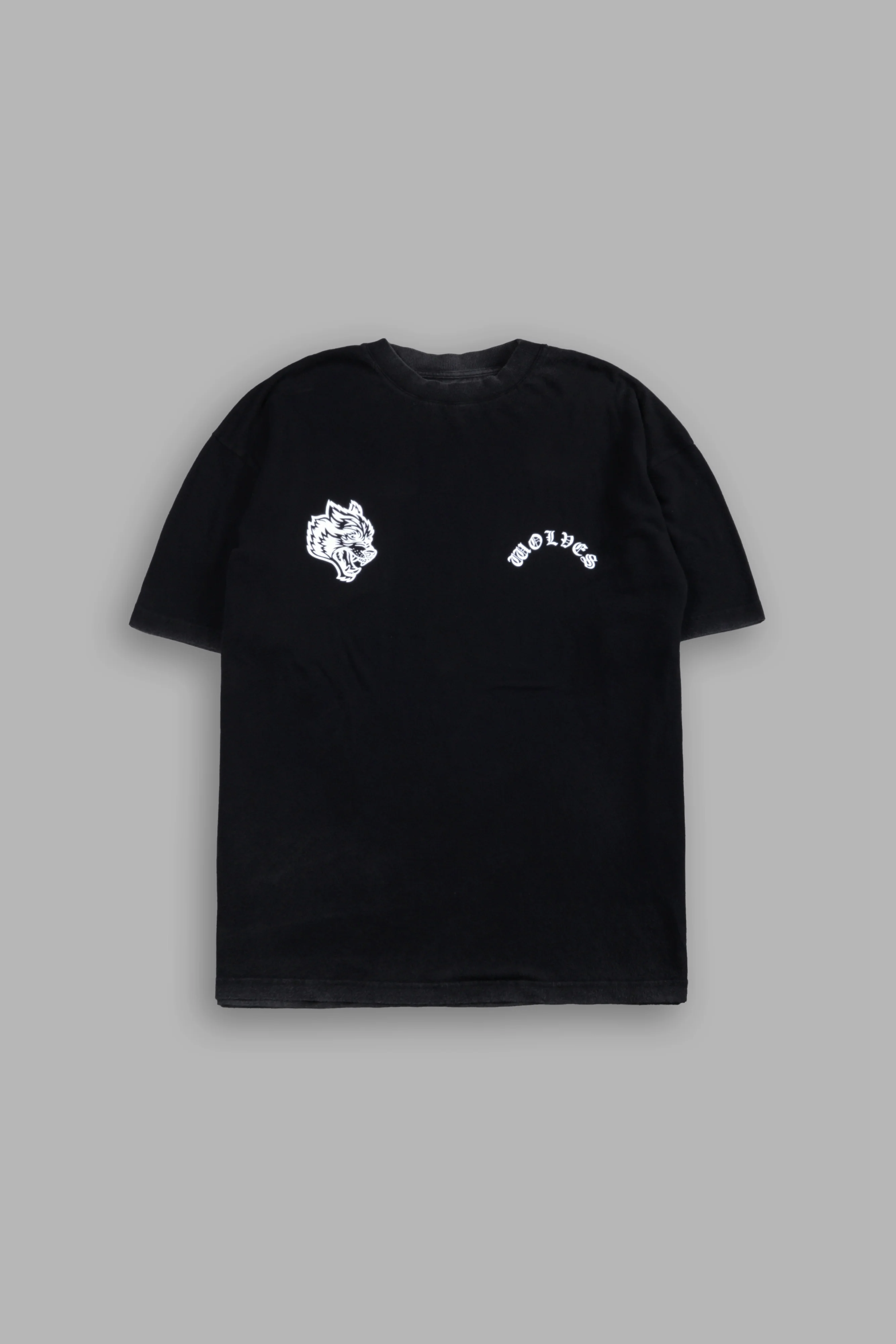 Crossed Hearts Premium Oversized Tee in Black - Image 3