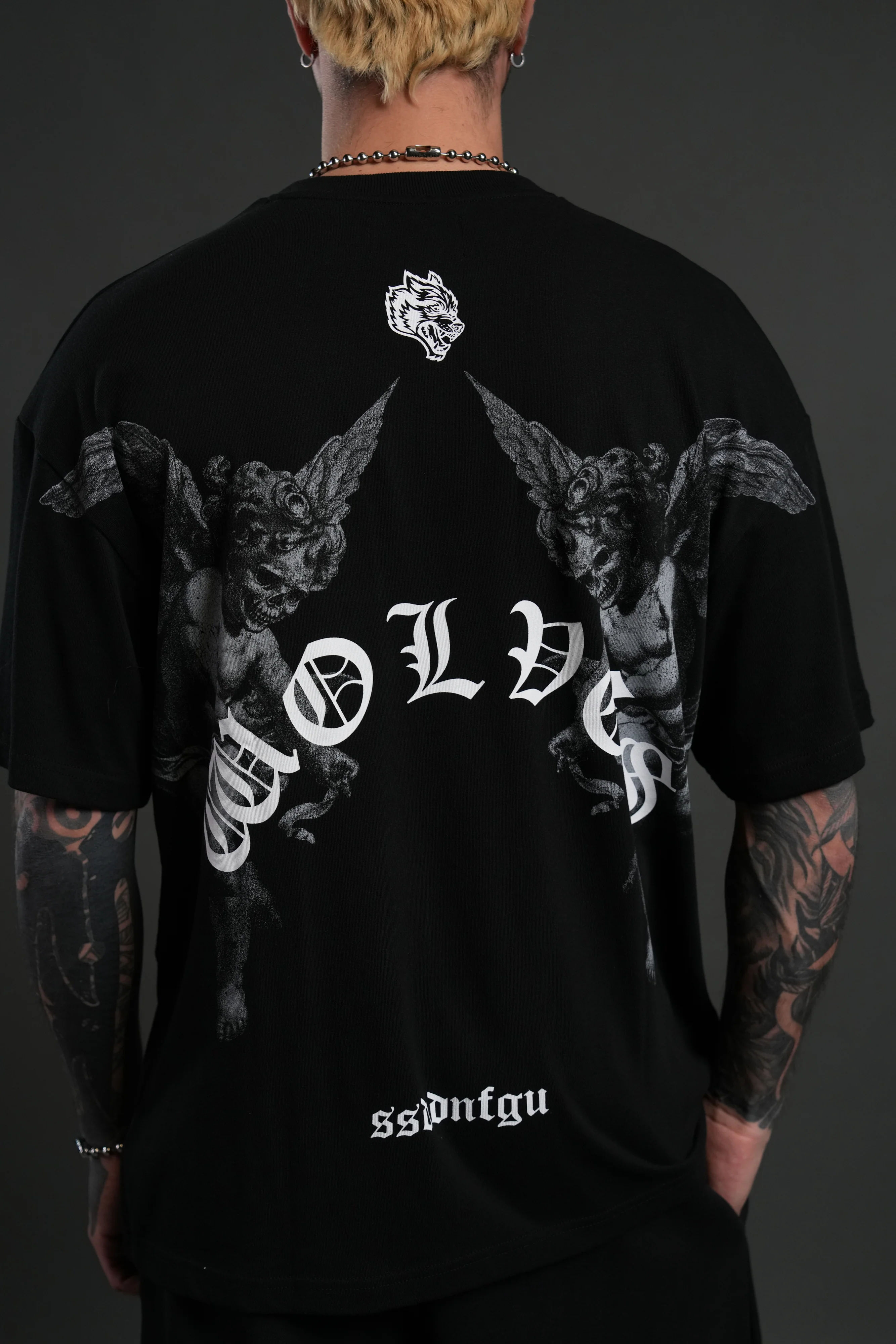 Darc Angel "Premium" Oversized Tee in Black - Image 5