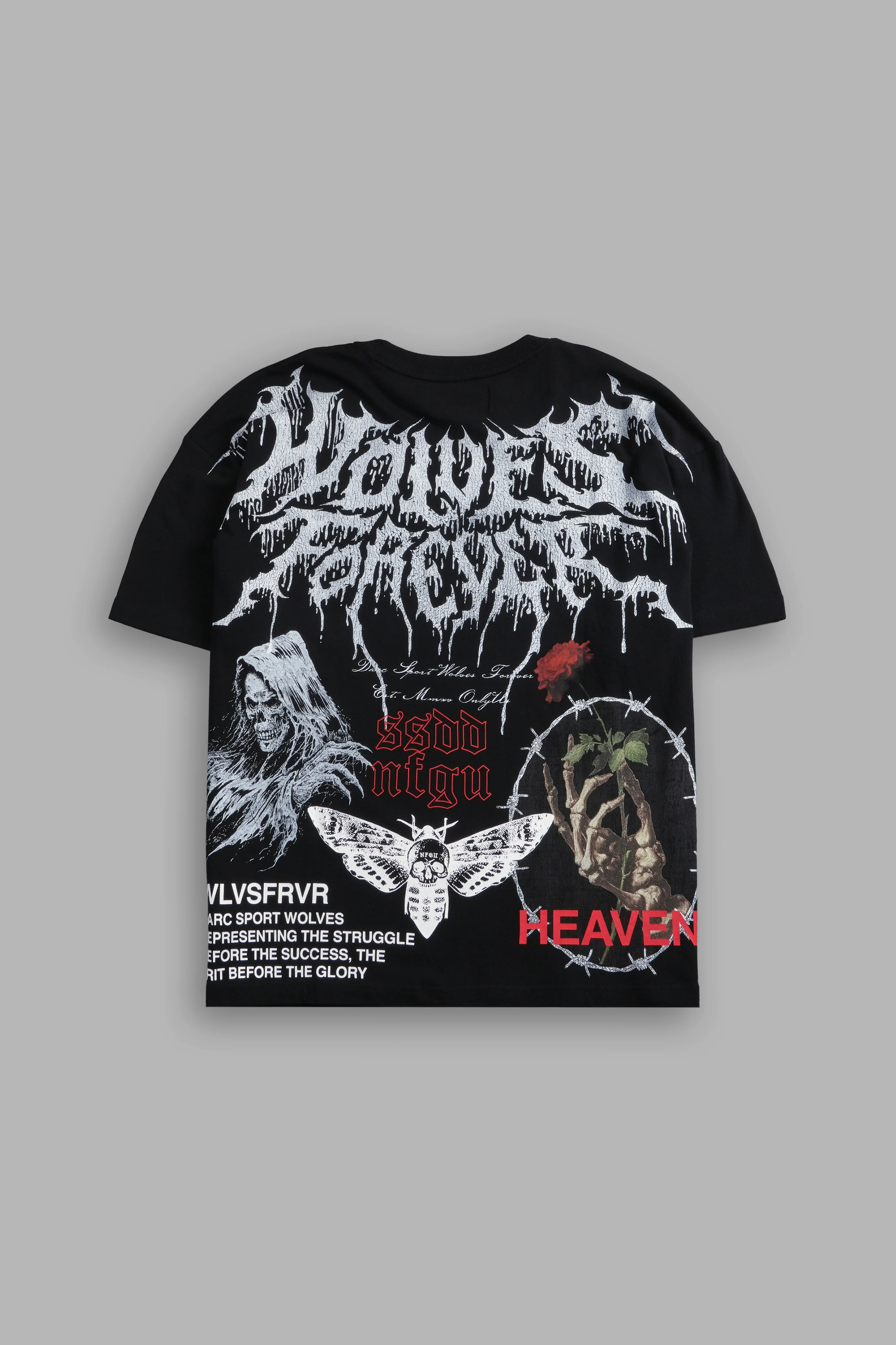 Darc Cherish "Premium" Oversized Tee in Black