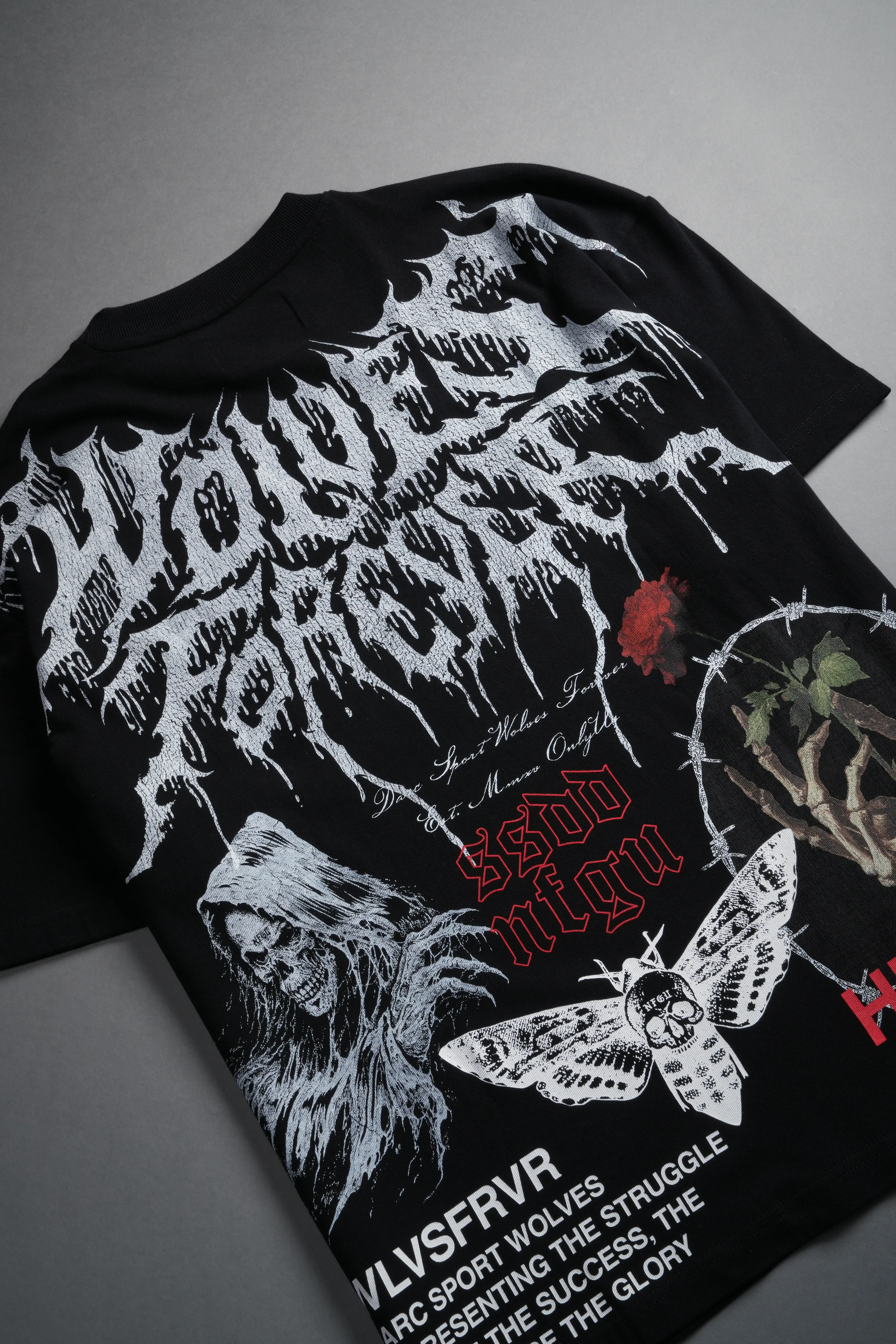 Darc Cherish "Premium" Oversized Tee in Black - Image 4