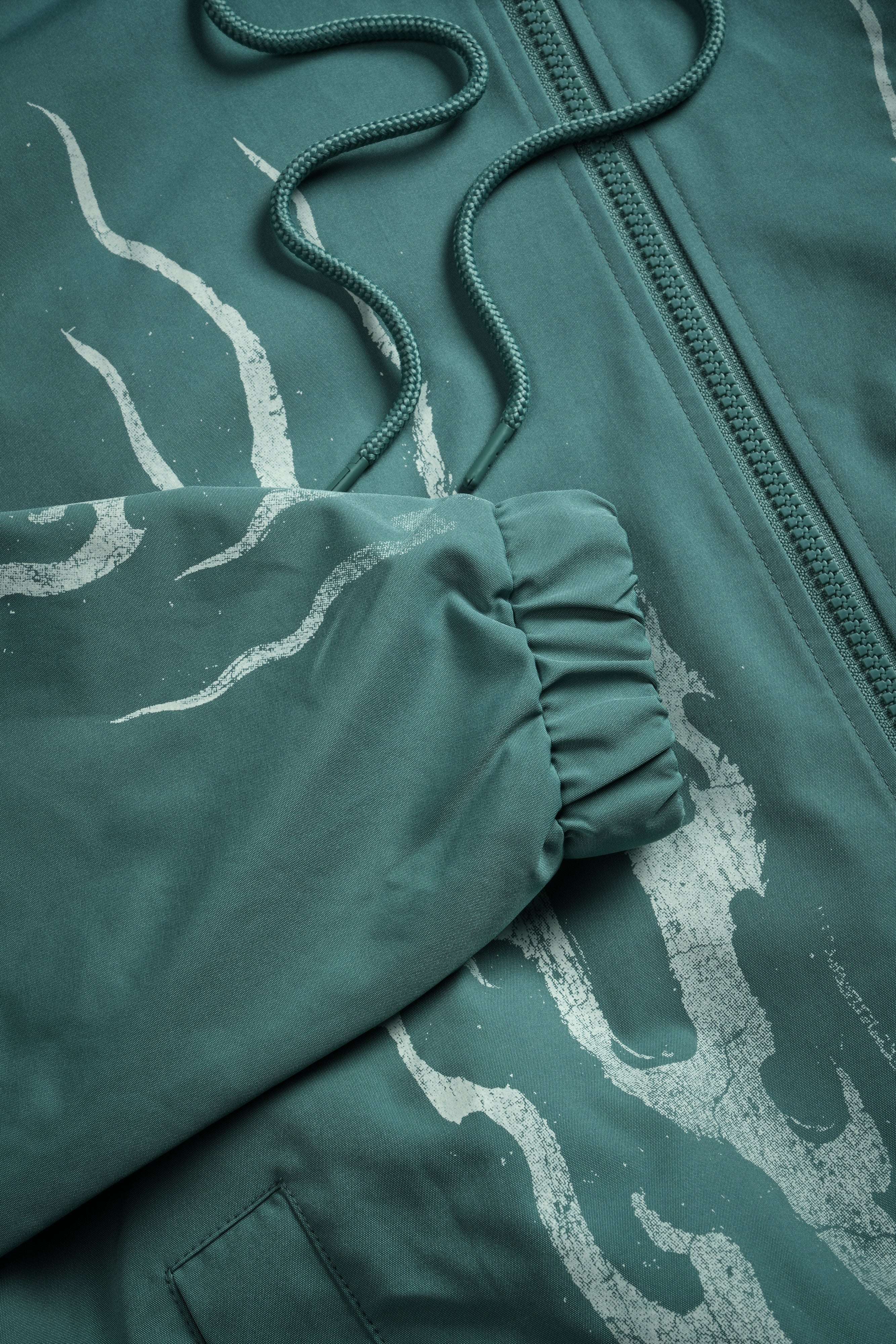 Darc Infernal Brolic Unisex Track Jacket in Norse Green - Image 11