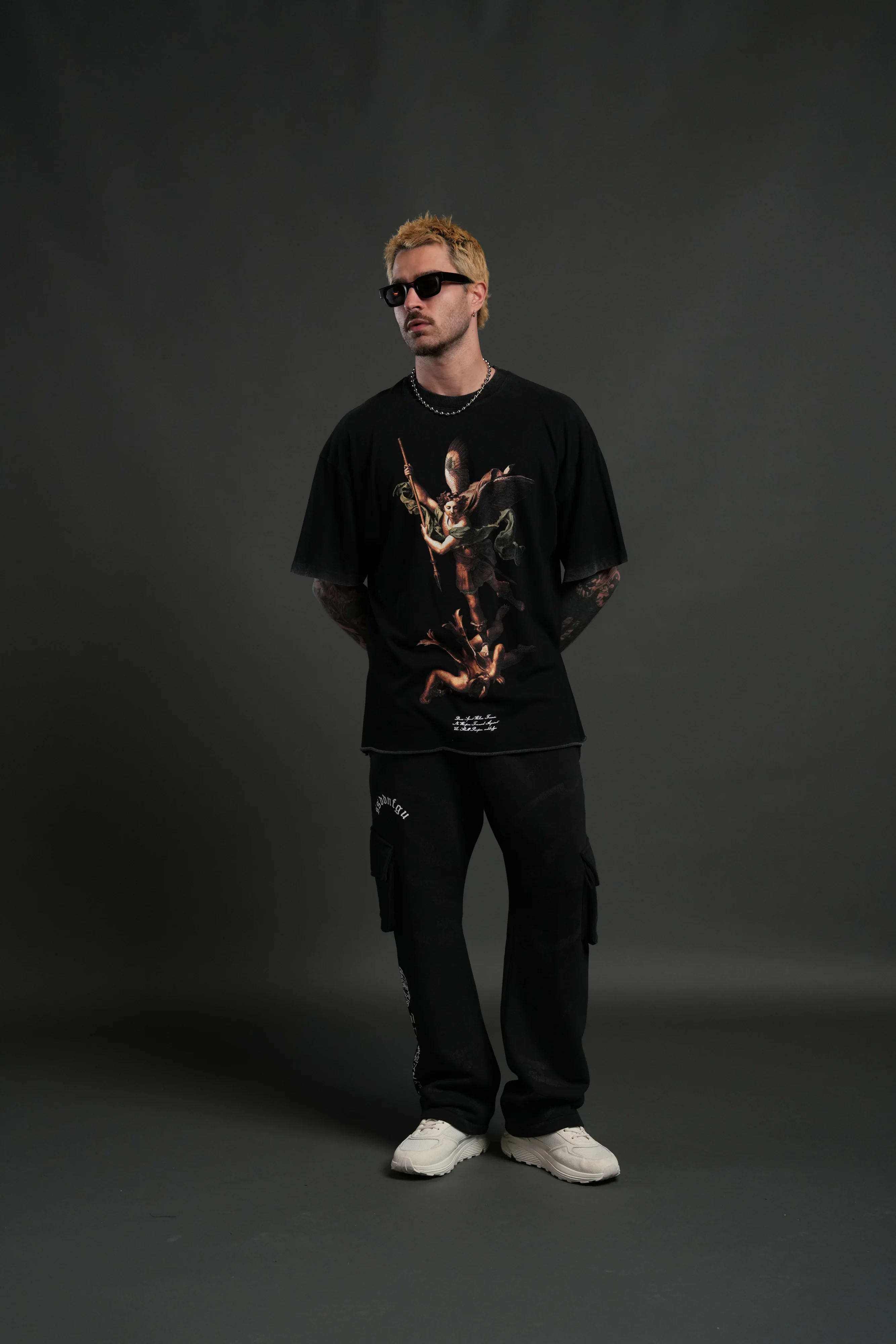 Darc Inferno Bigelow Cargo Sweat Pants in Black - Image 6