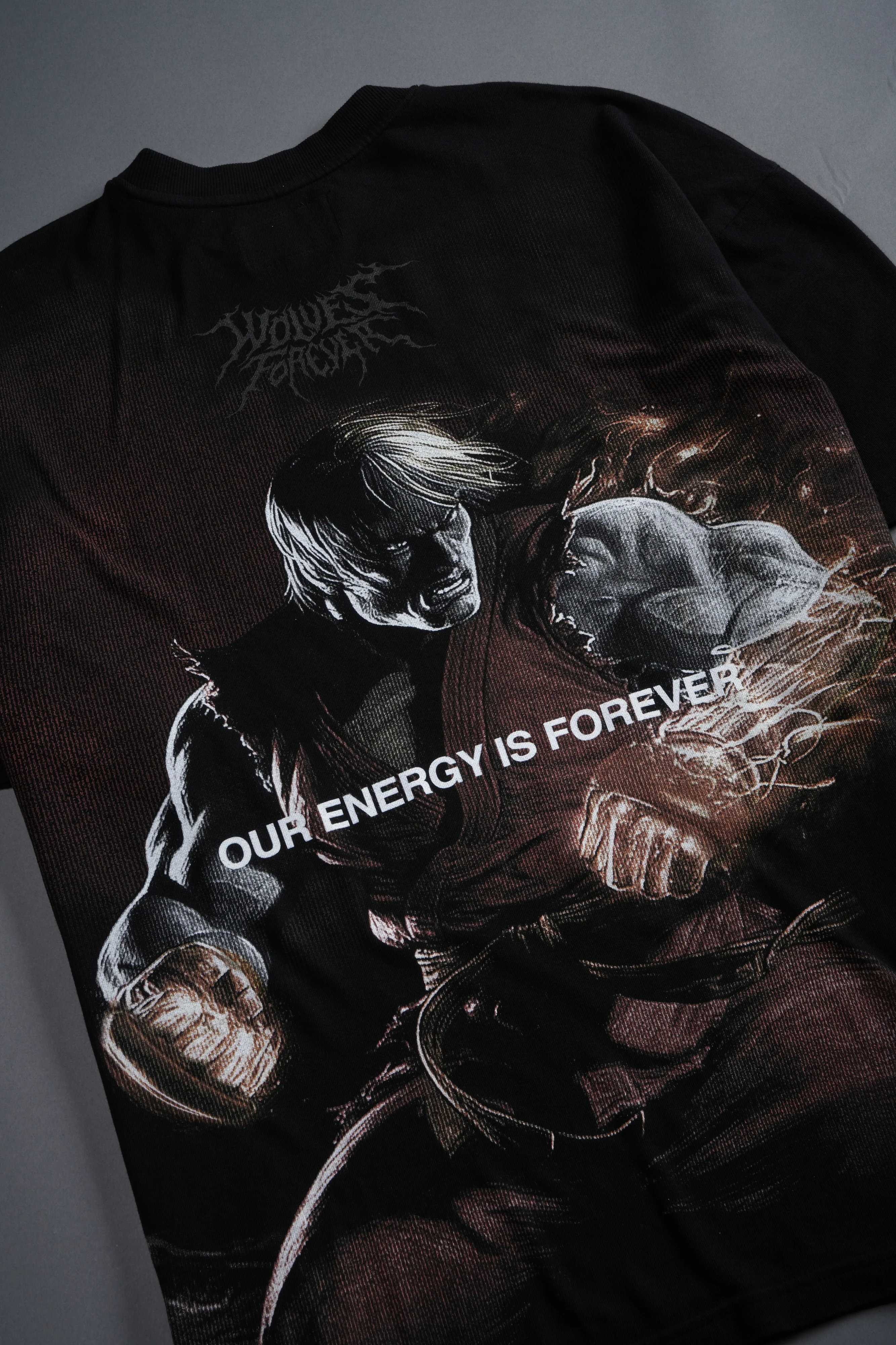 Darc Ken "Side By Side" Series Premium Oversized Tee in Black - Image 10