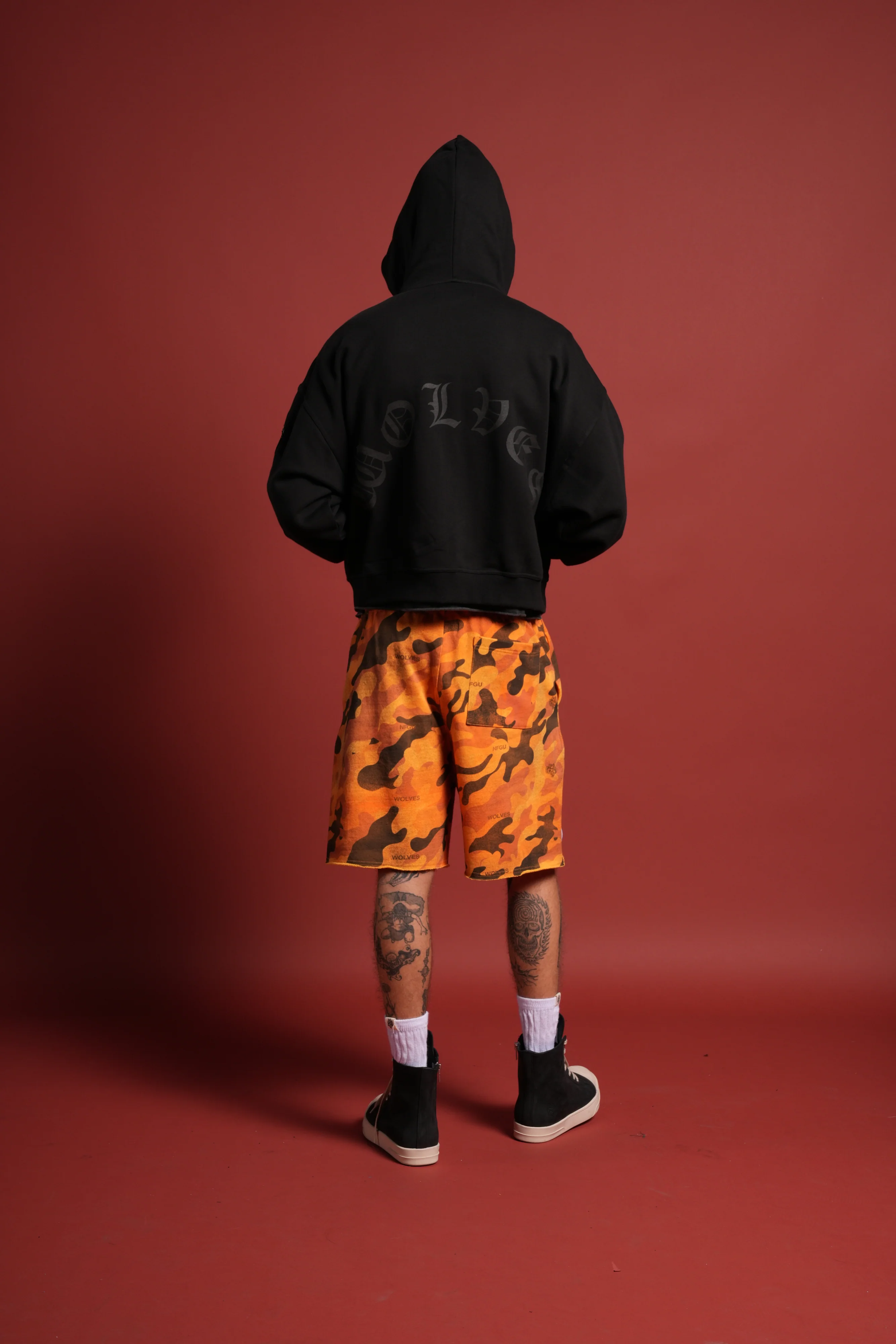 Darc Kulture Vex Double Zip Hoodie in Black - Image 7