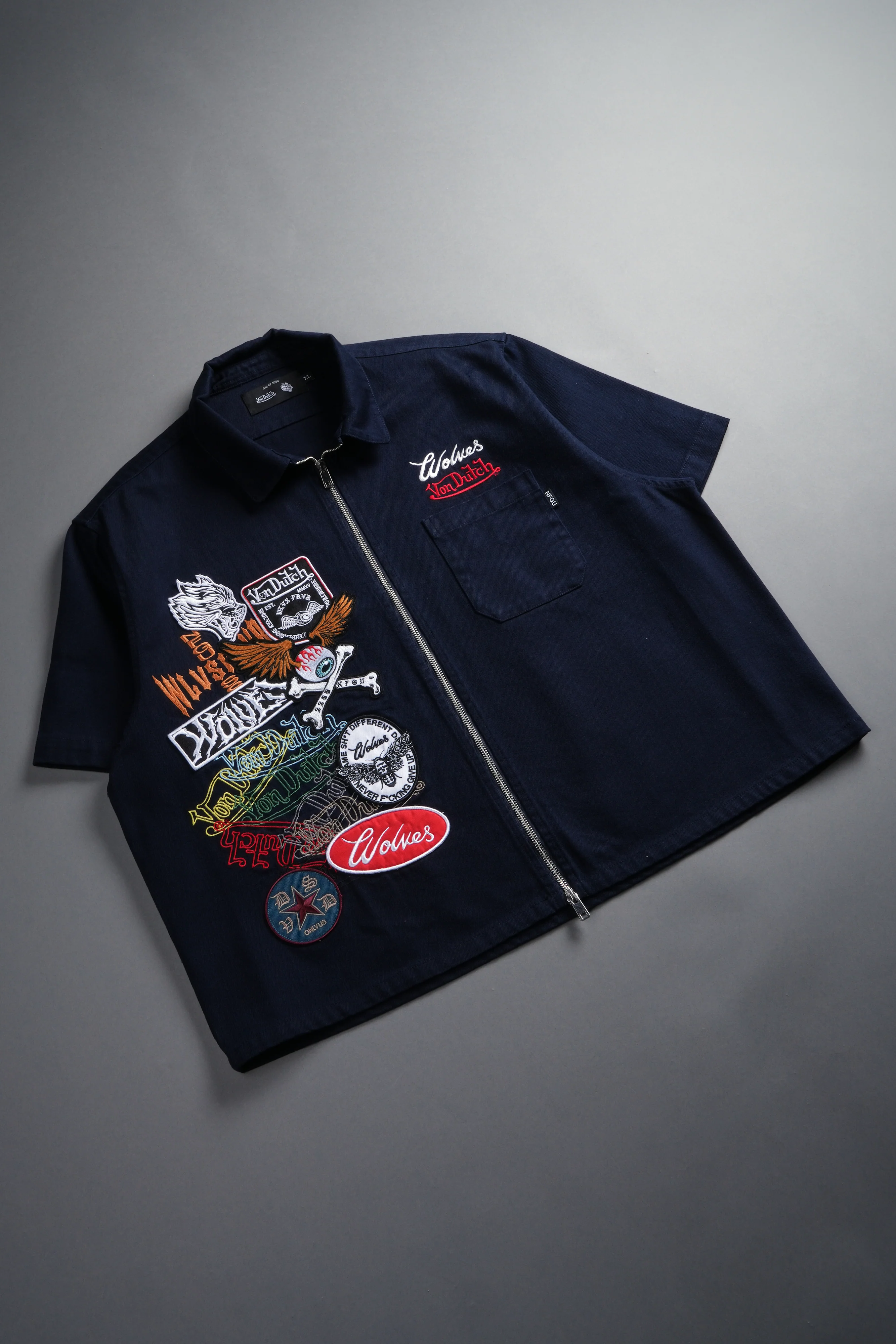 Darc Kulture Vince Shirt in Navy - Image 11