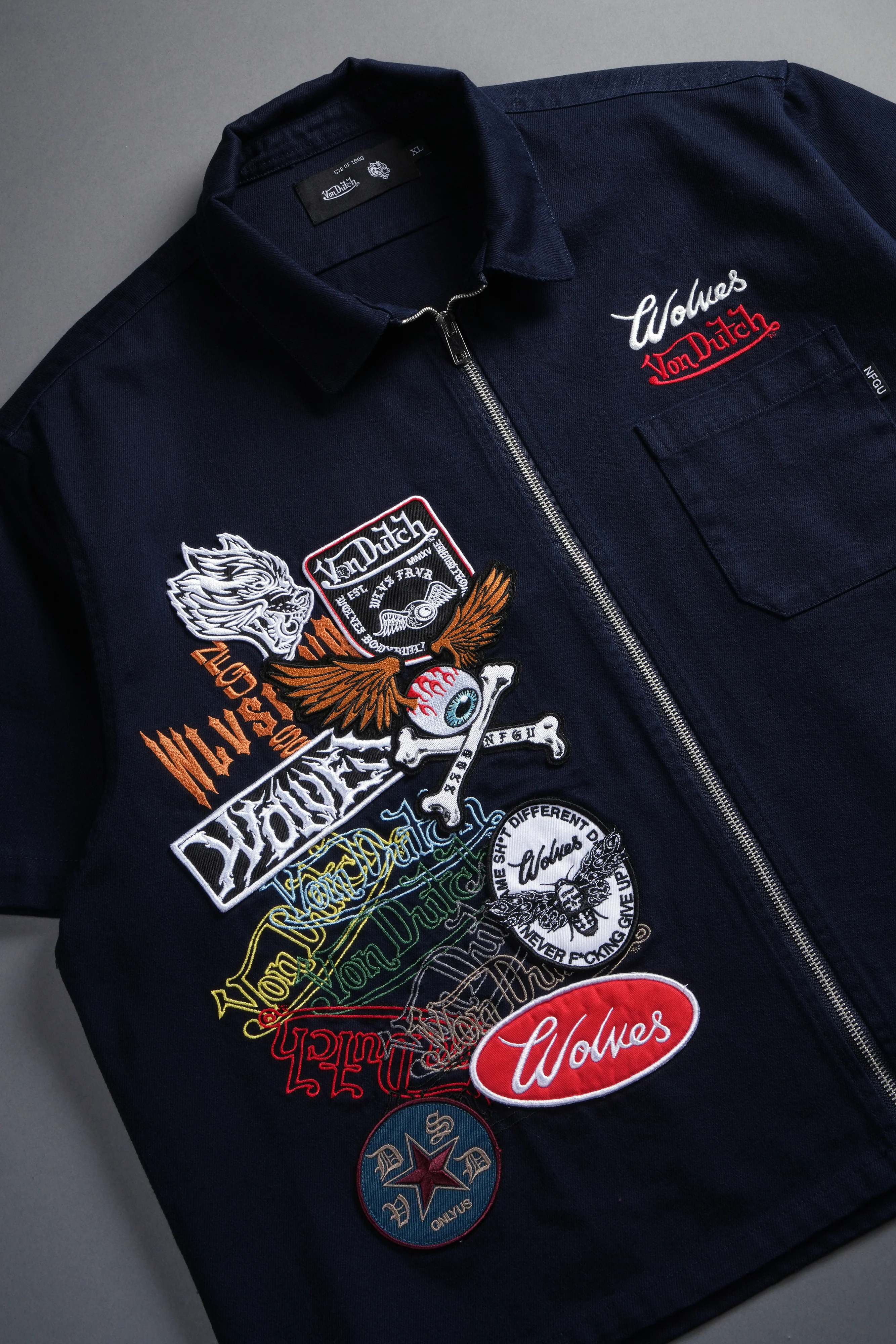 Darc Kulture Vince Shirt in Navy - Image 9