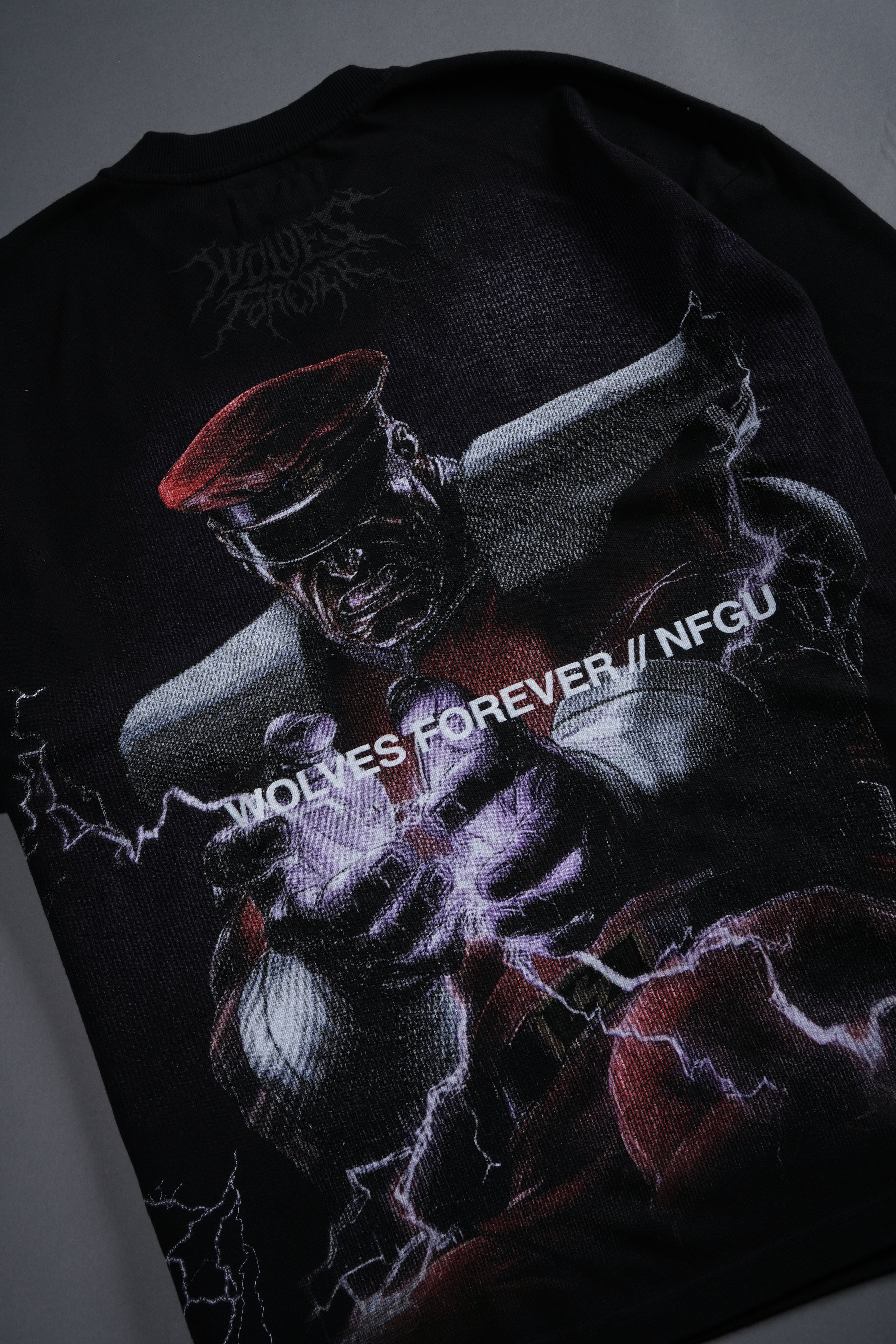 Darc M. Bison "Side By Side" Series Premium Oversized Tee in Black - Image 7