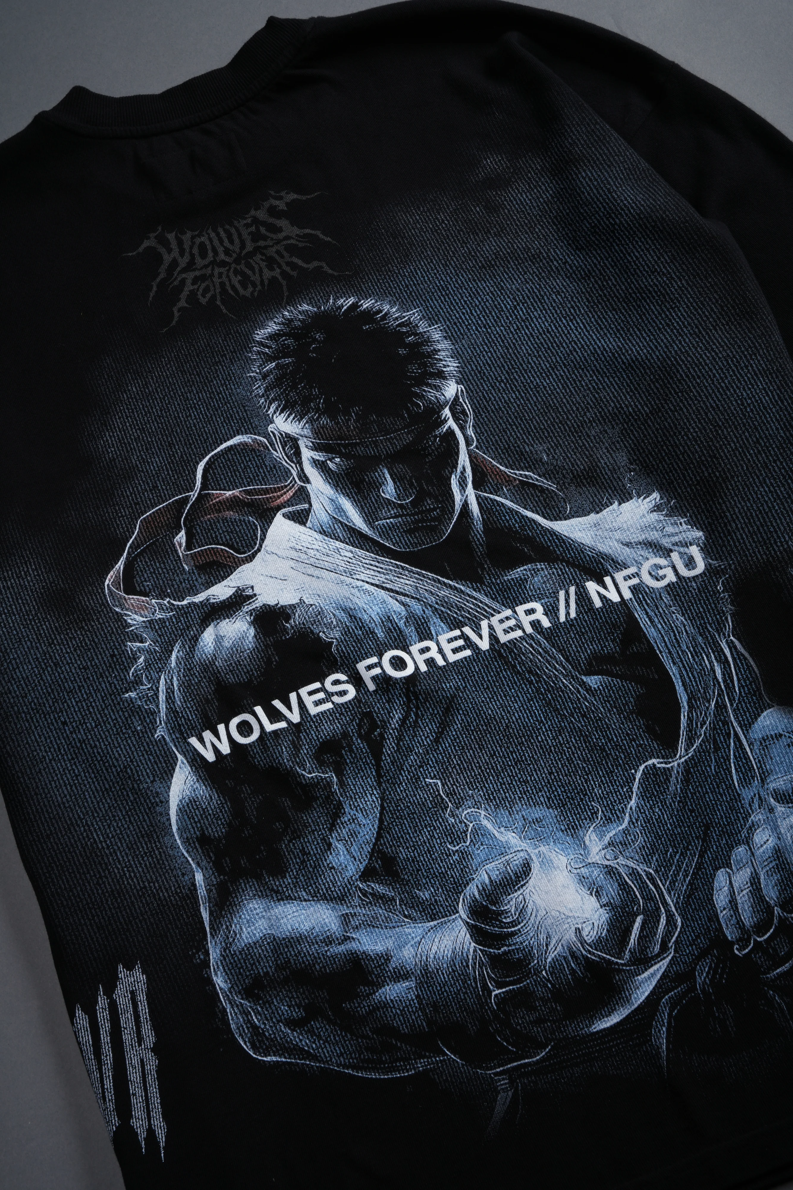 Darc Ryu "Side By Side" Series Premium Oversized Tee in Black - Image 11