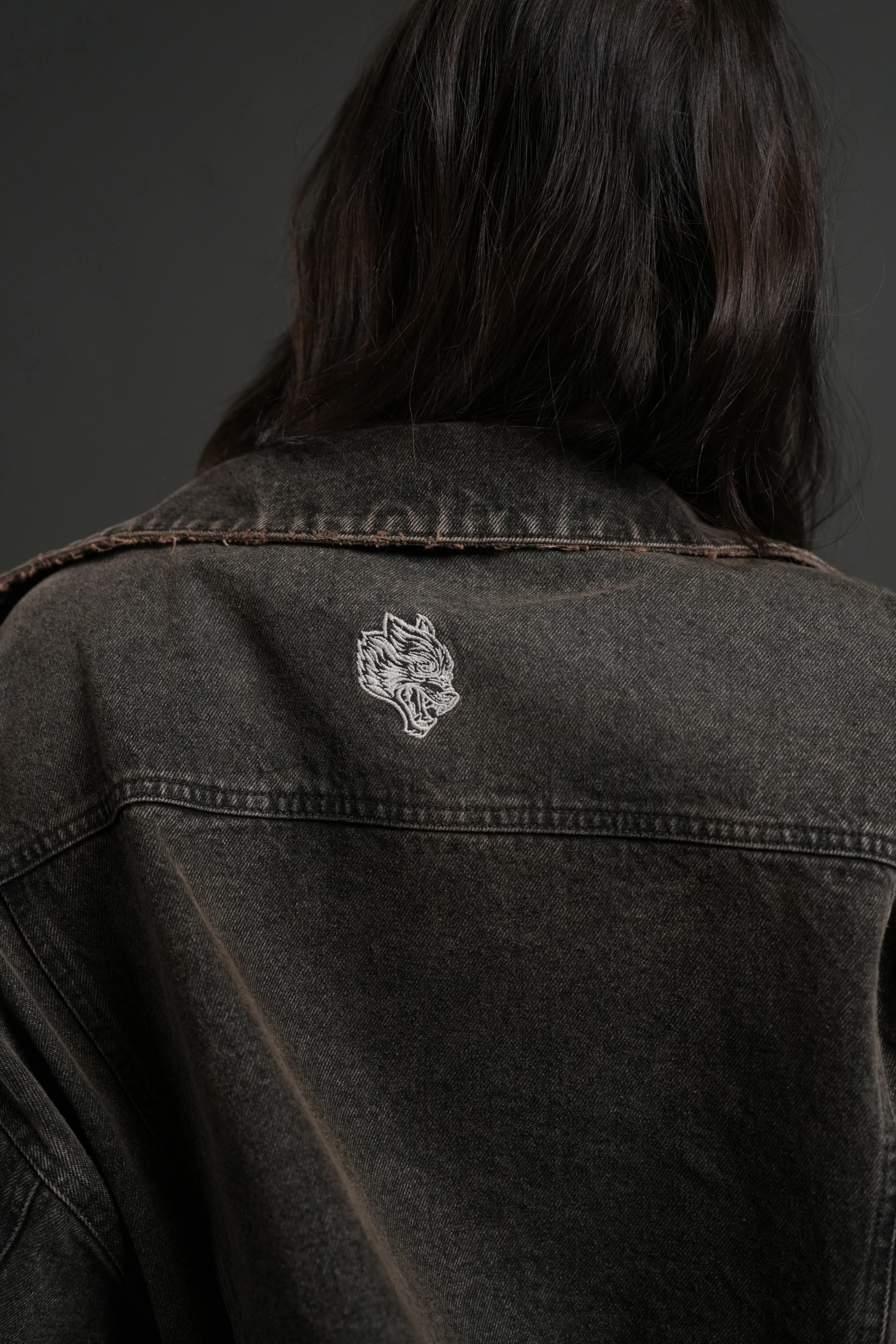 Darc Sport Wolves Jax Denim Jacket in Mojave Brown - Image 13