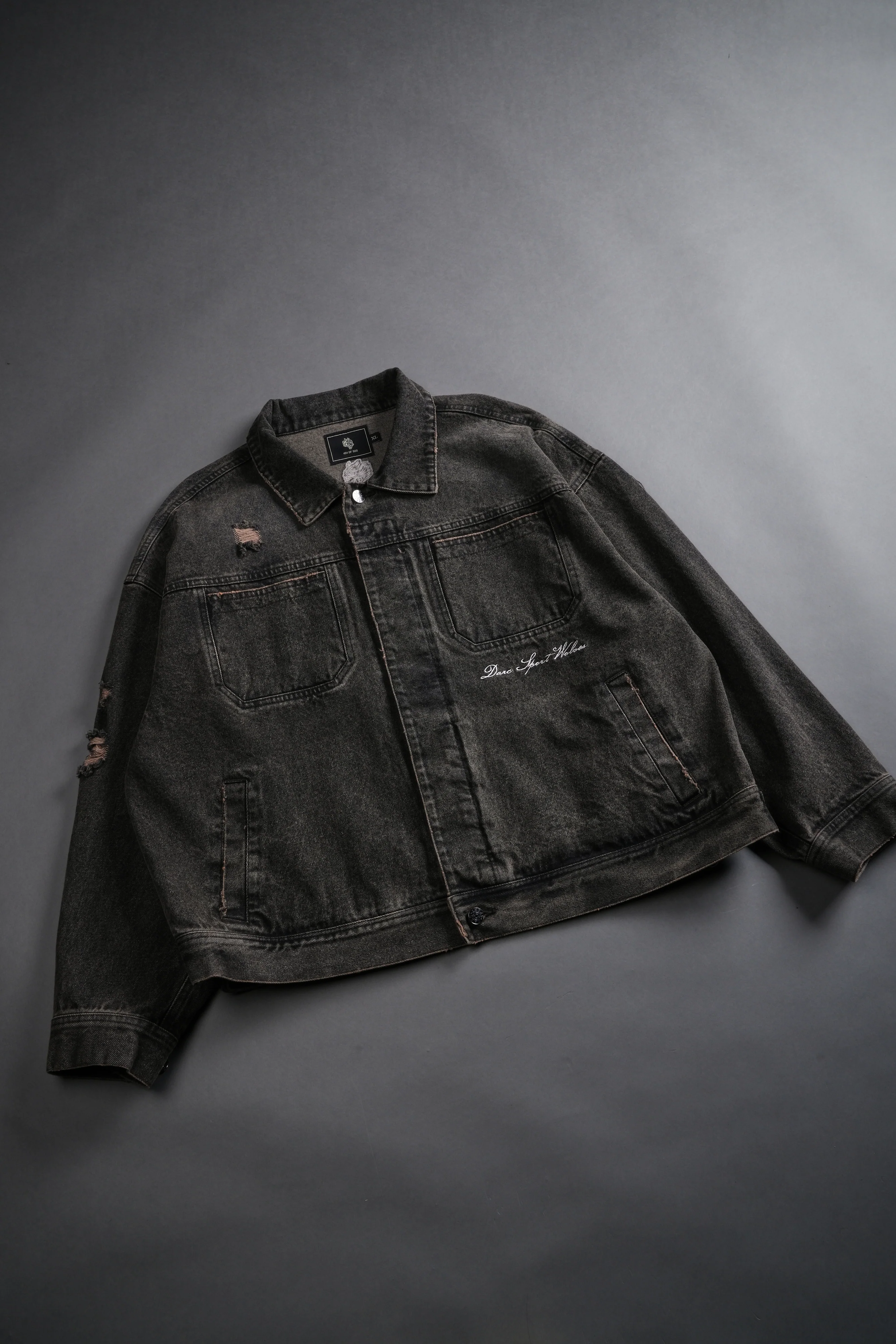 Darc Sport Wolves Jax Denim Jacket in Mojave Brown - Image 15