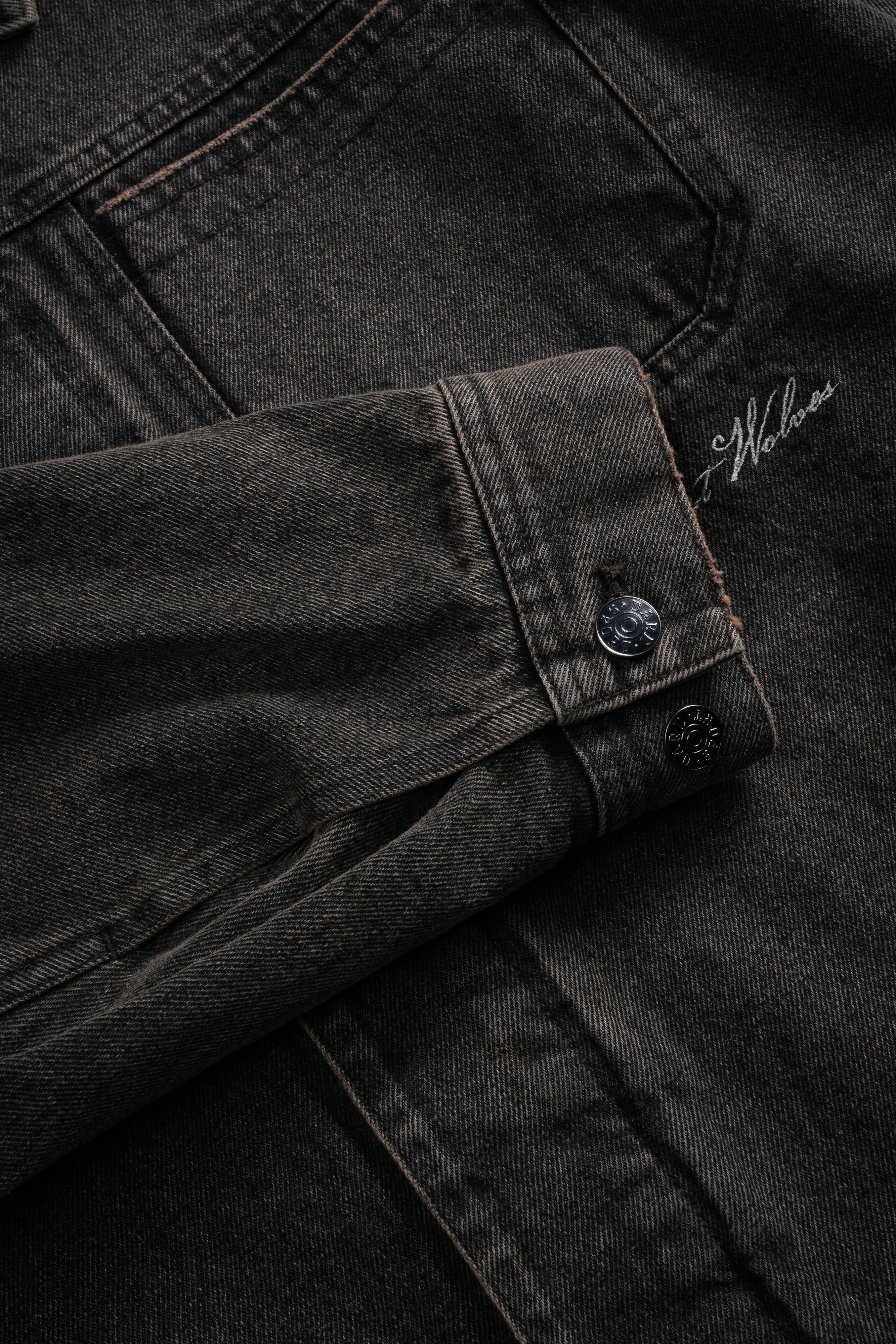 Darc Sport Wolves Jax Denim Jacket in Mojave Brown - Image 18