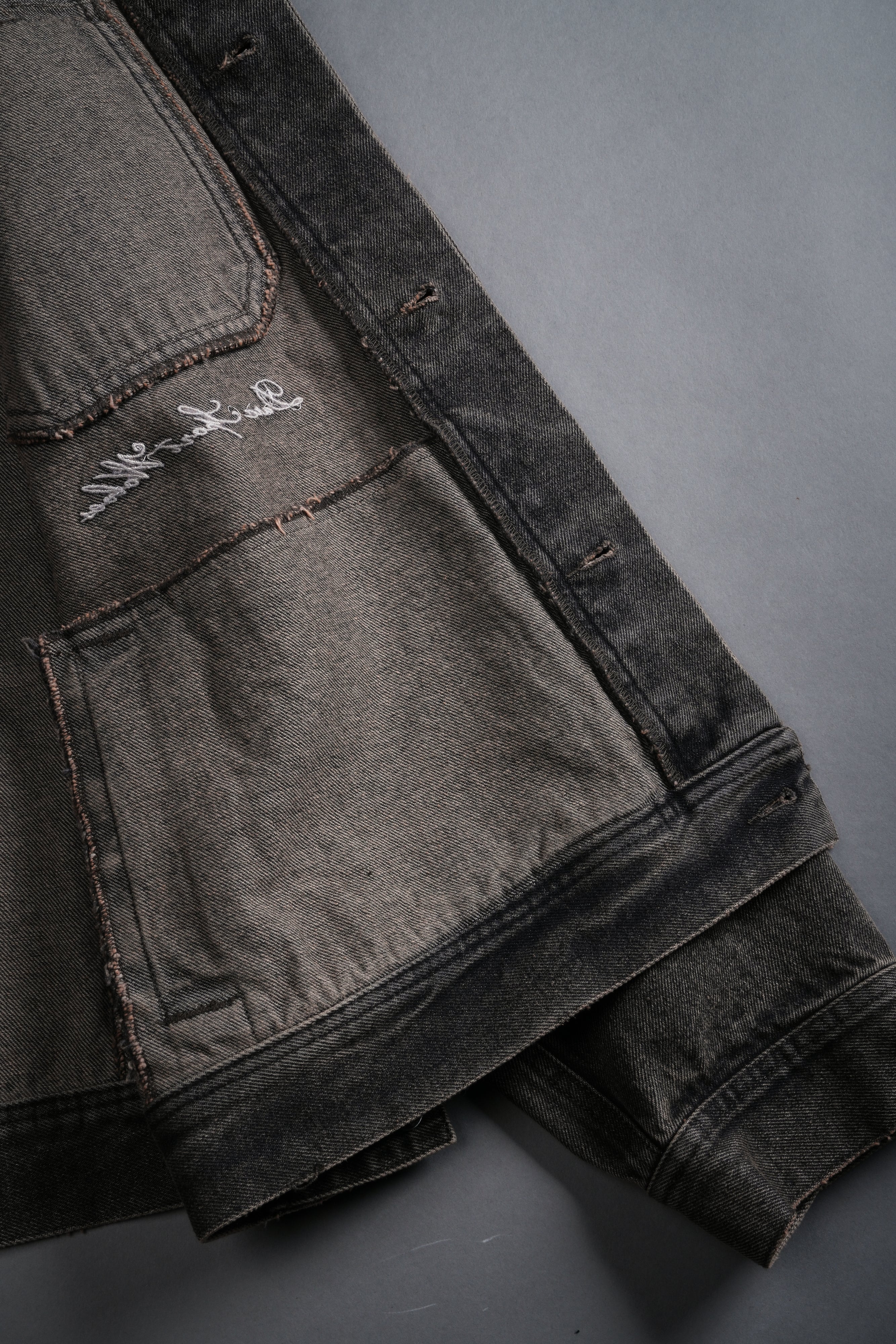 Darc Sport Wolves Jax Denim Jacket in Mojave Brown - Image 19