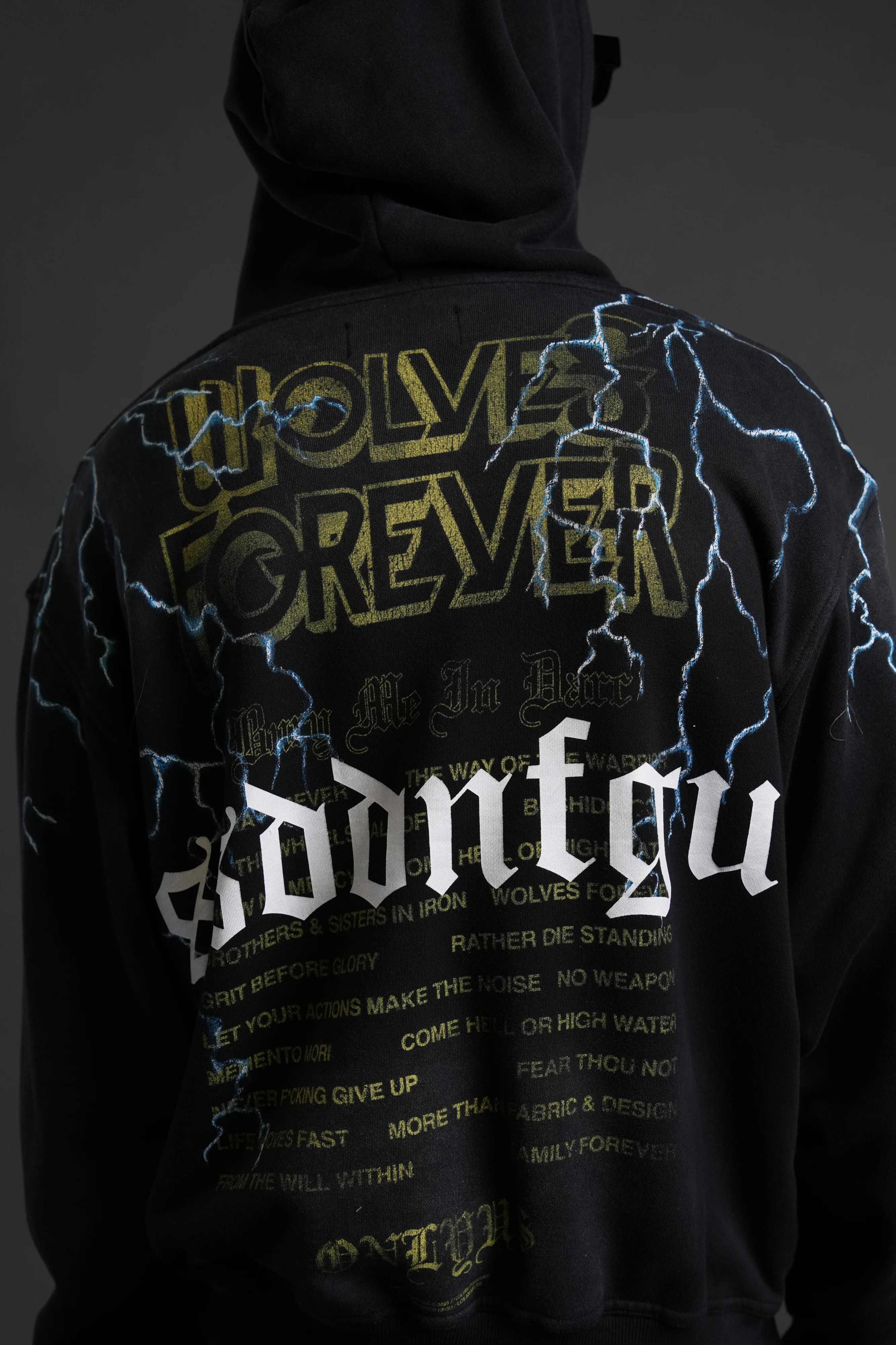 Darc Storm "Pierce" Hoodie in Black Drift Wash - Image 8