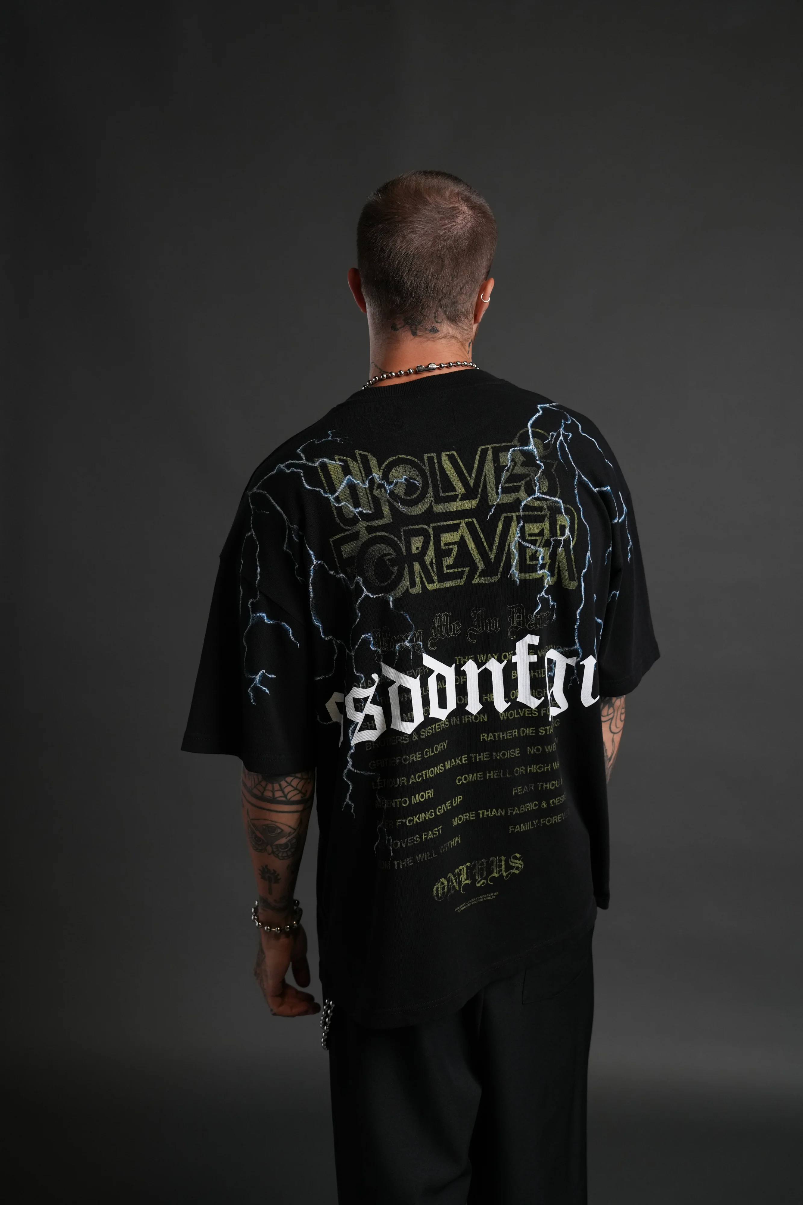 Darc Storm "Premium" Oversized Tee in Black - Image 4