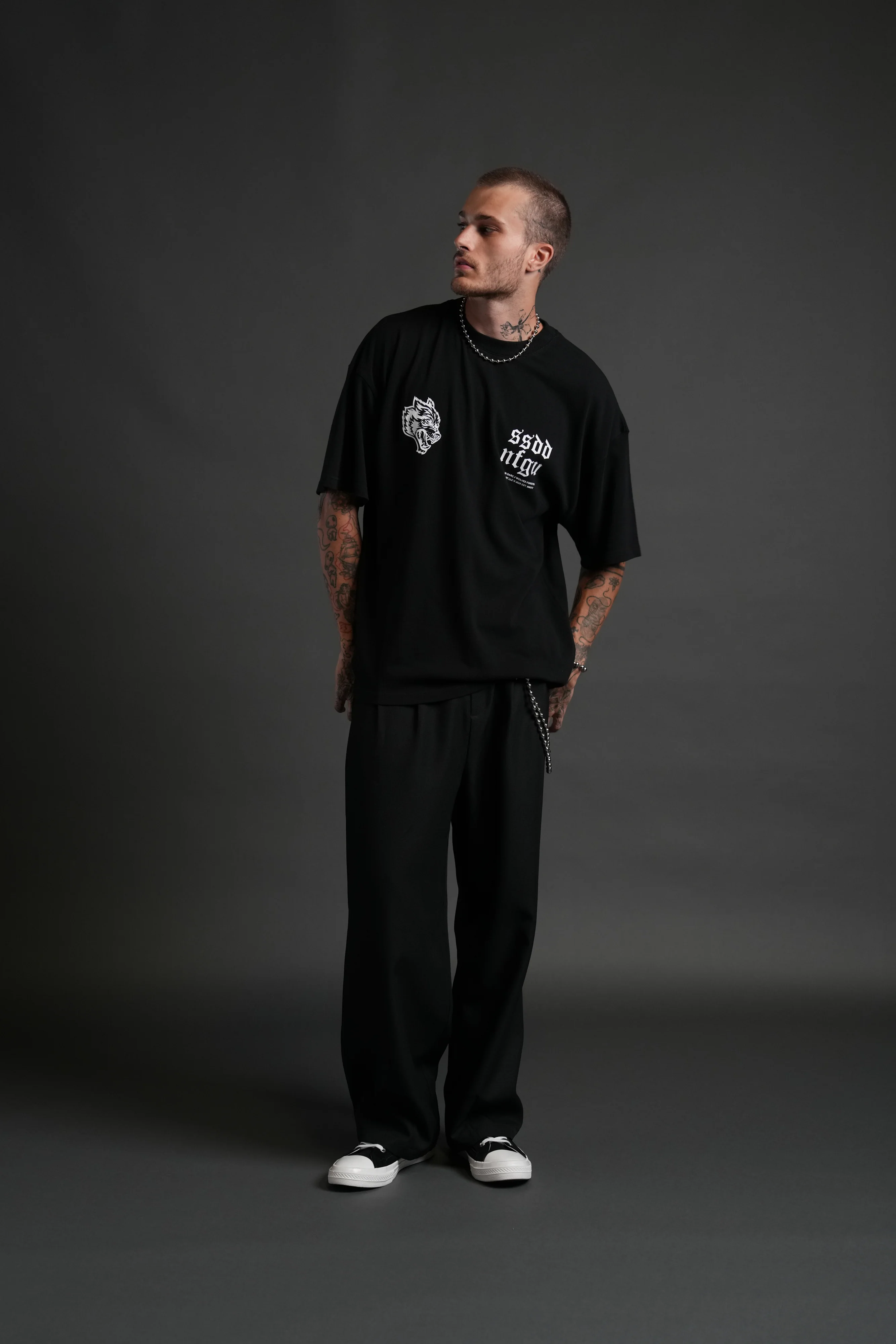 Darc Storm "Premium" Oversized Tee in Black - Image 5