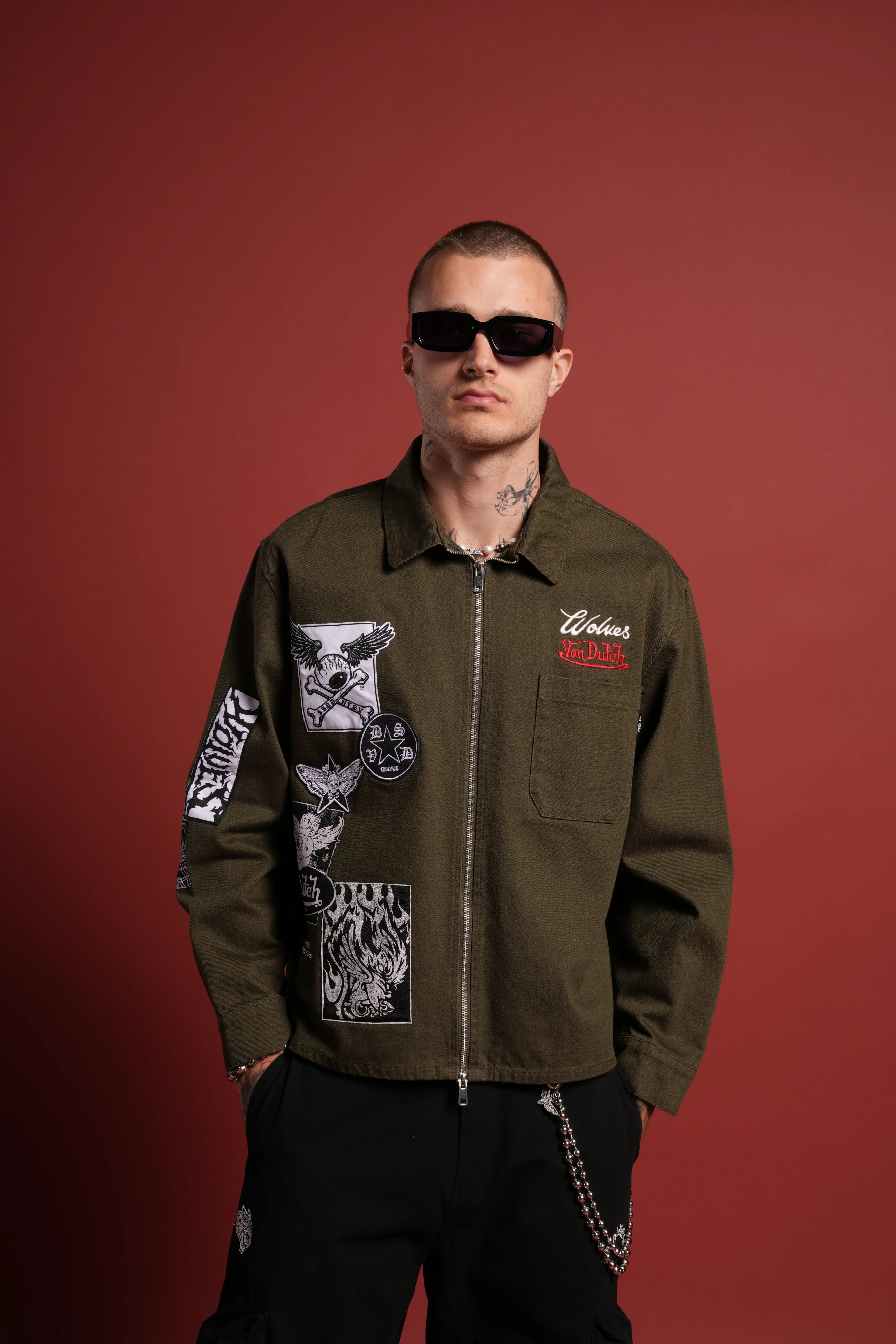 Darc Vice LS Vince Shirt in Olive - Image 5
