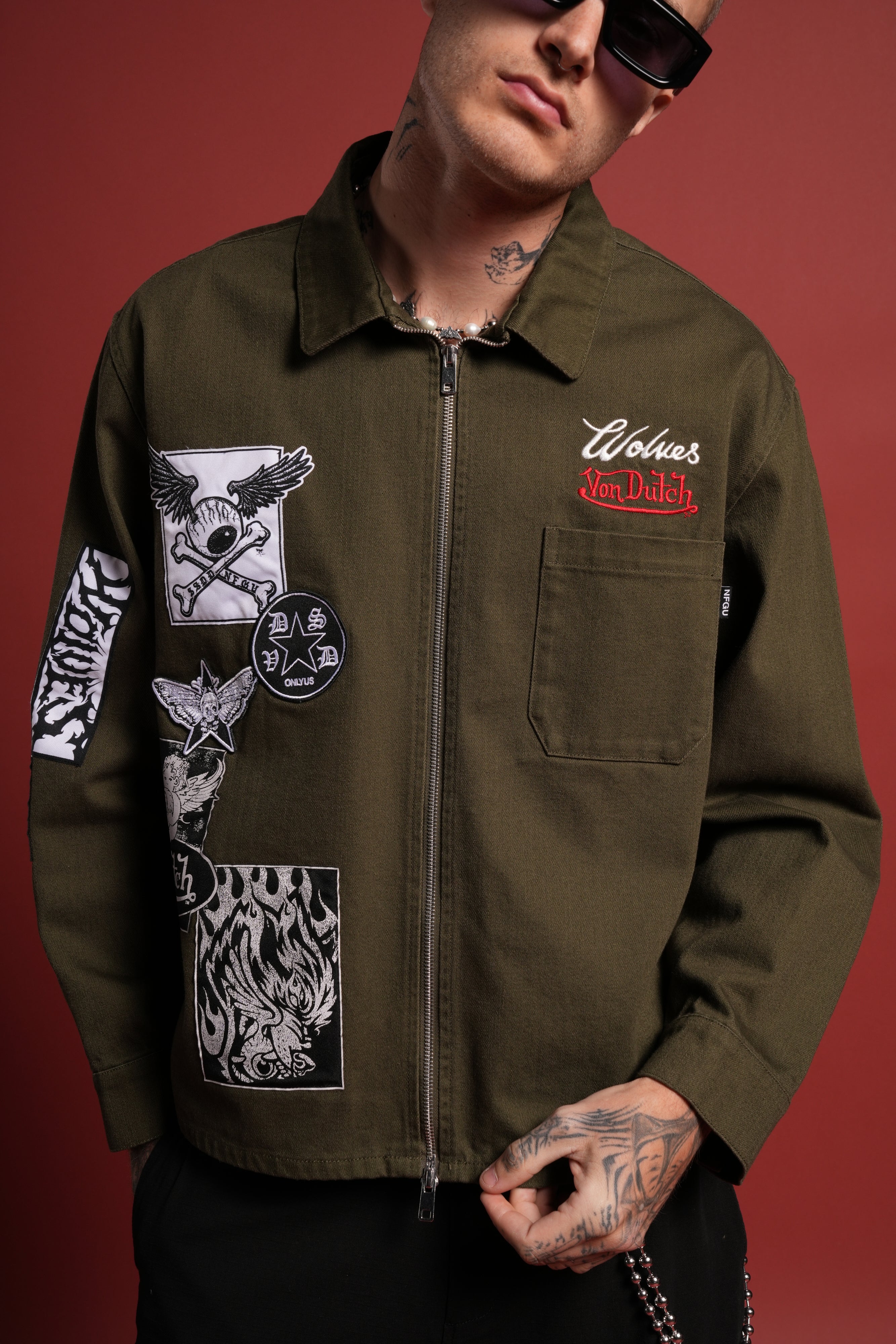 Darc Vice LS Vince Shirt in Olive - Image 6