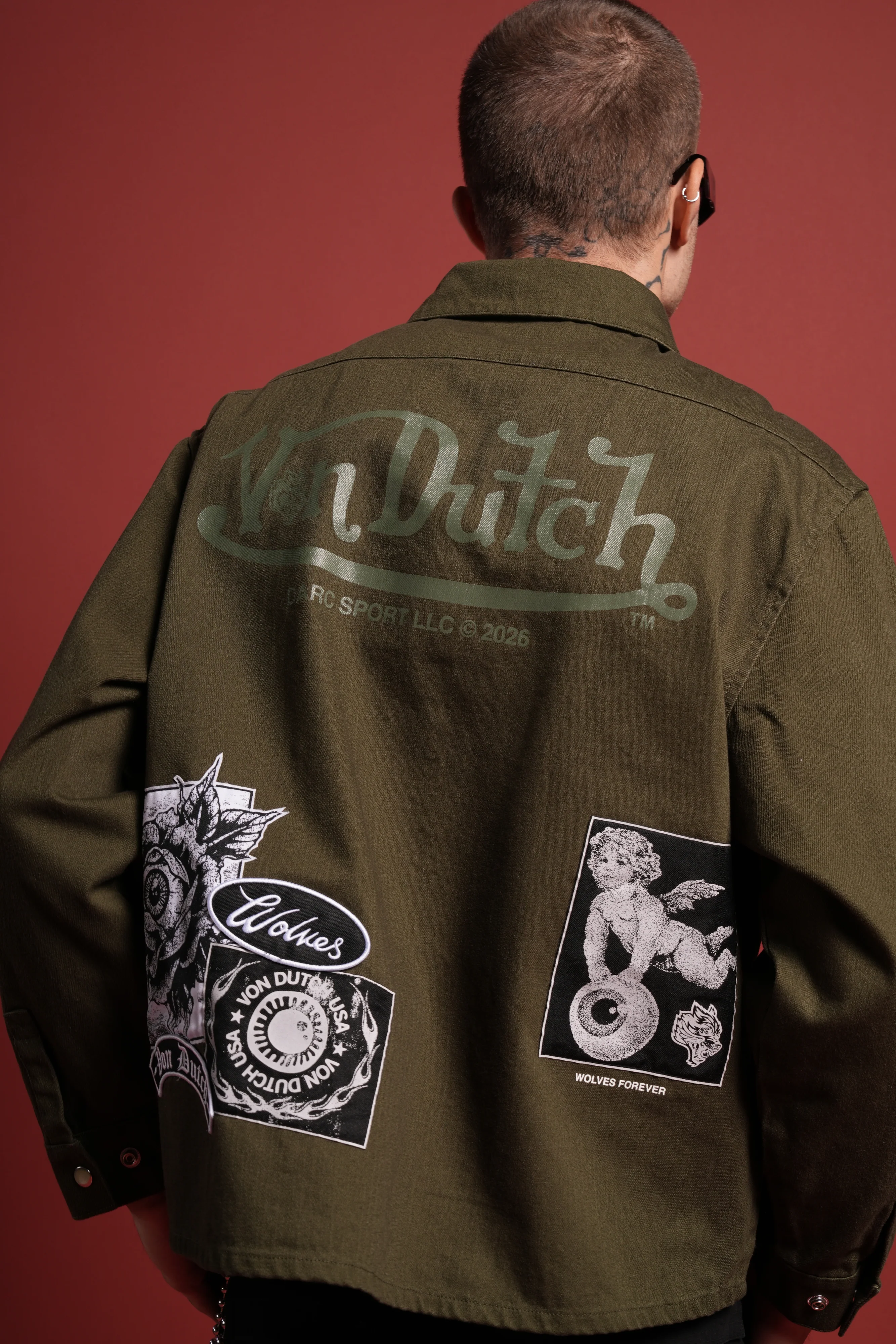 Darc Vice LS Vince Shirt in Olive - Image 7