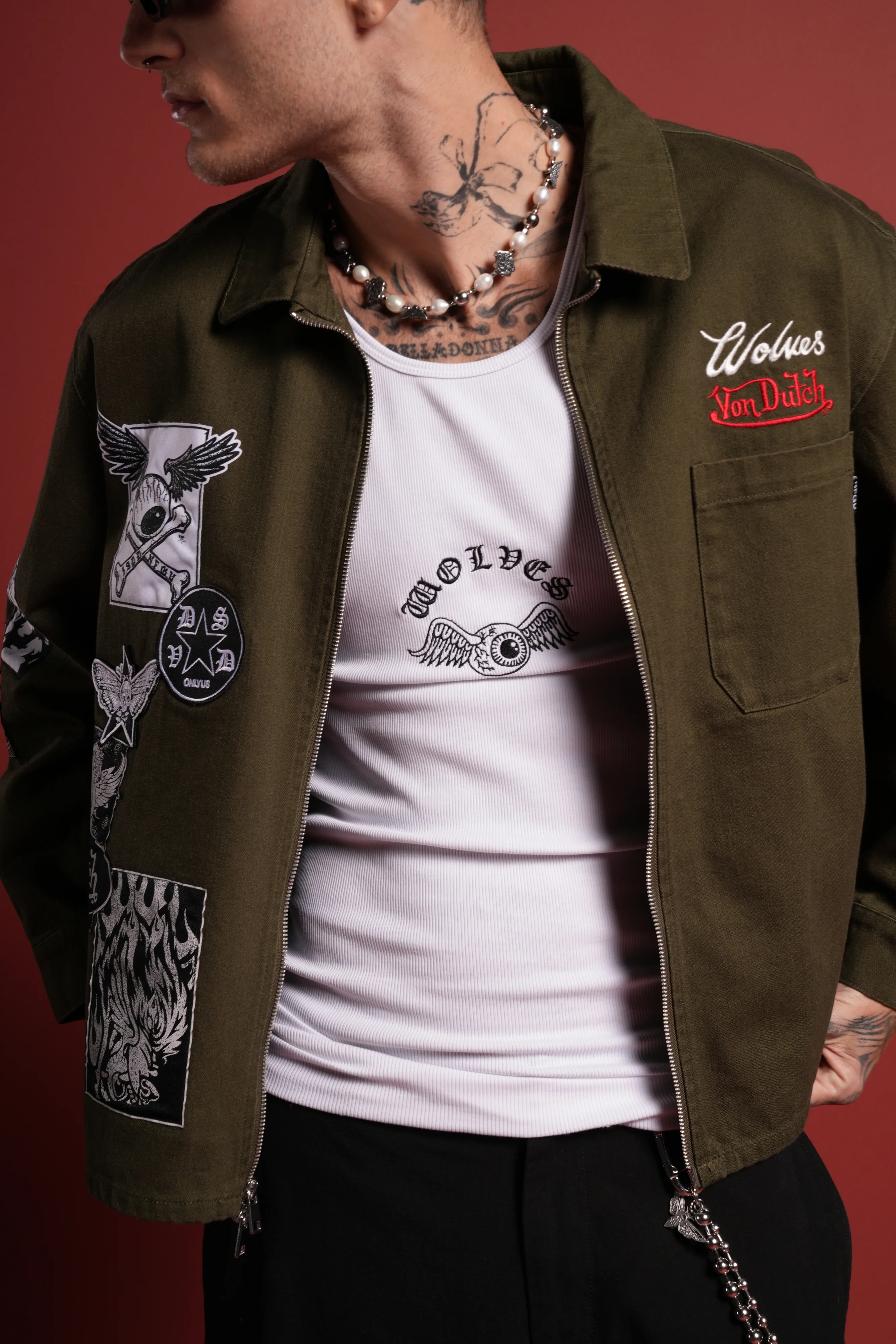 Darc Vice LS Vince Shirt in Olive - Image 8