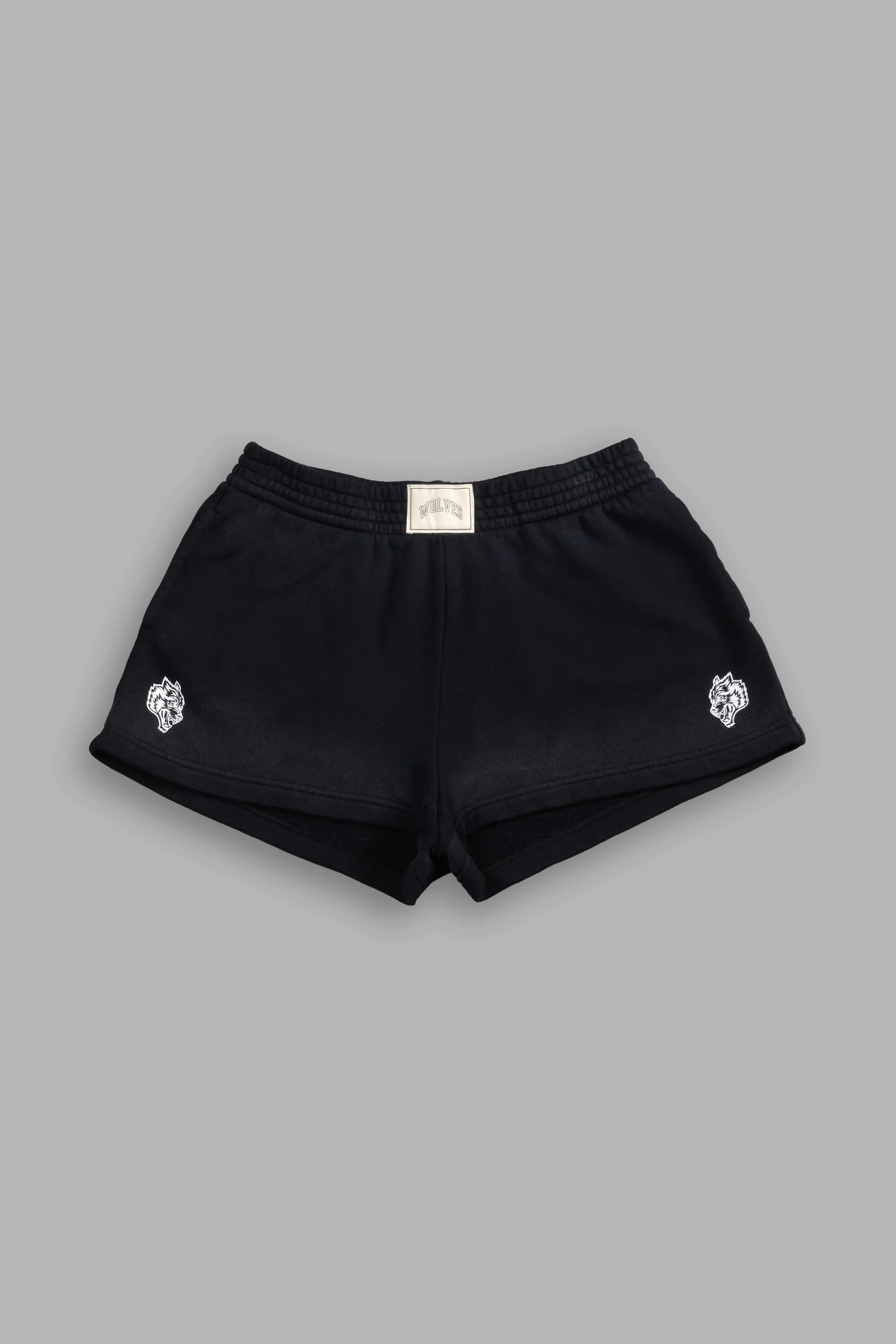 Darc Wandering Ellie Sweat Shorts in Black Drift Wash - Image 3