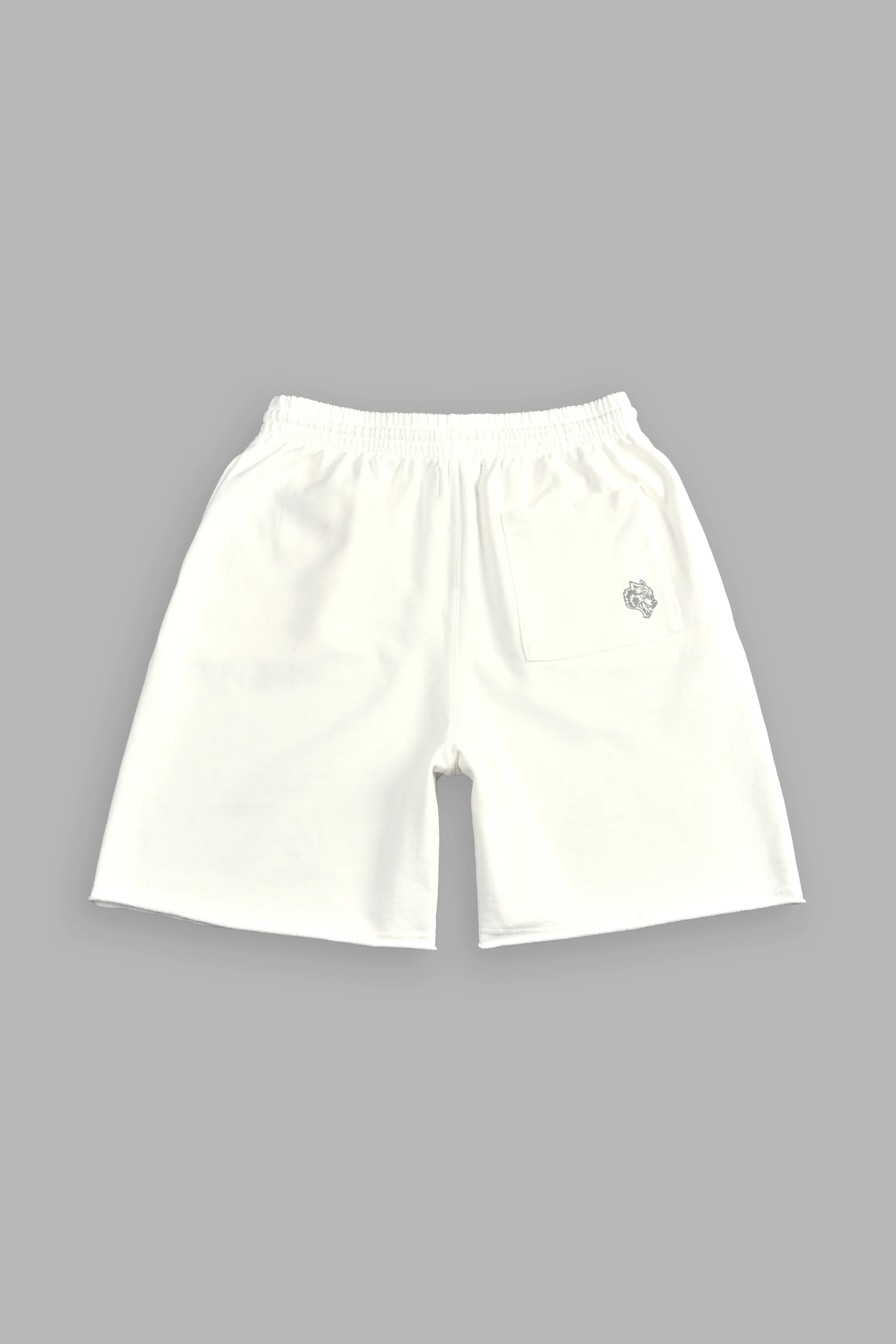 Darc Wandering Grunge Brock Sweat Shorts in Cream - Image 3