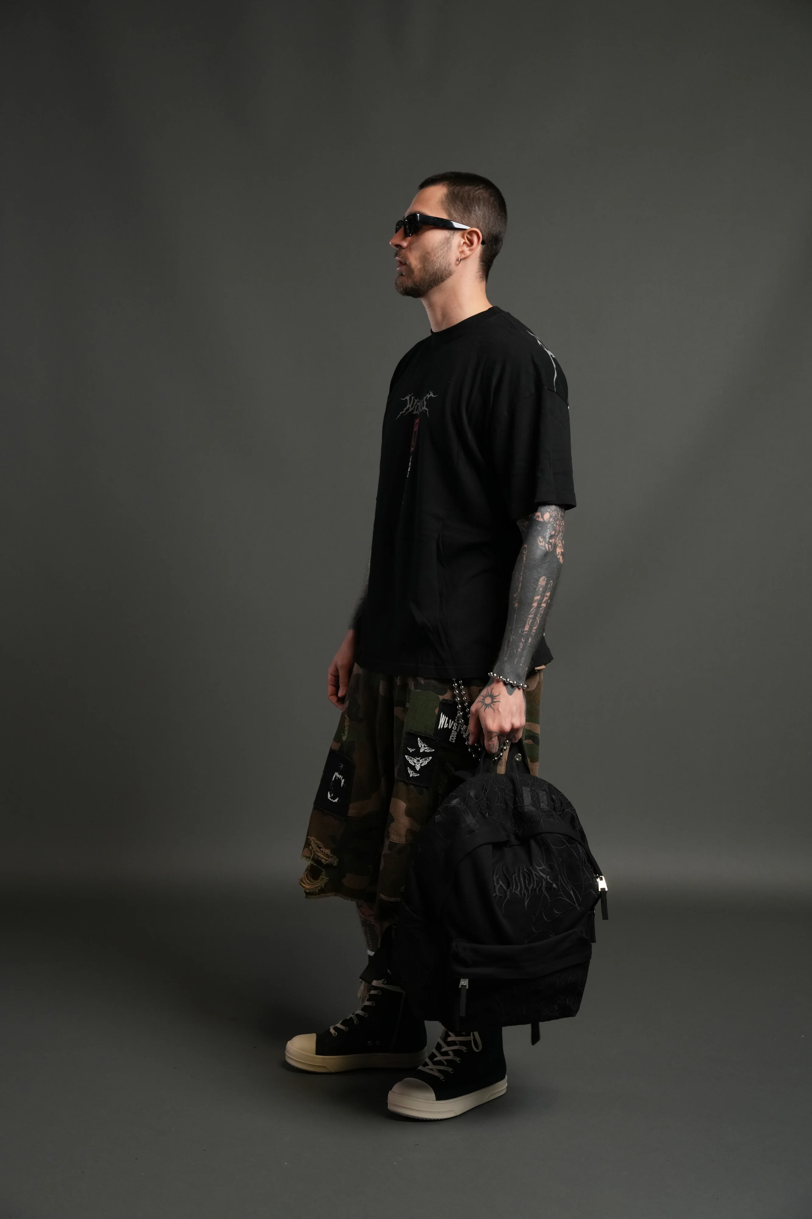 Darc Web Everyday Backpack in Black - Image 3
