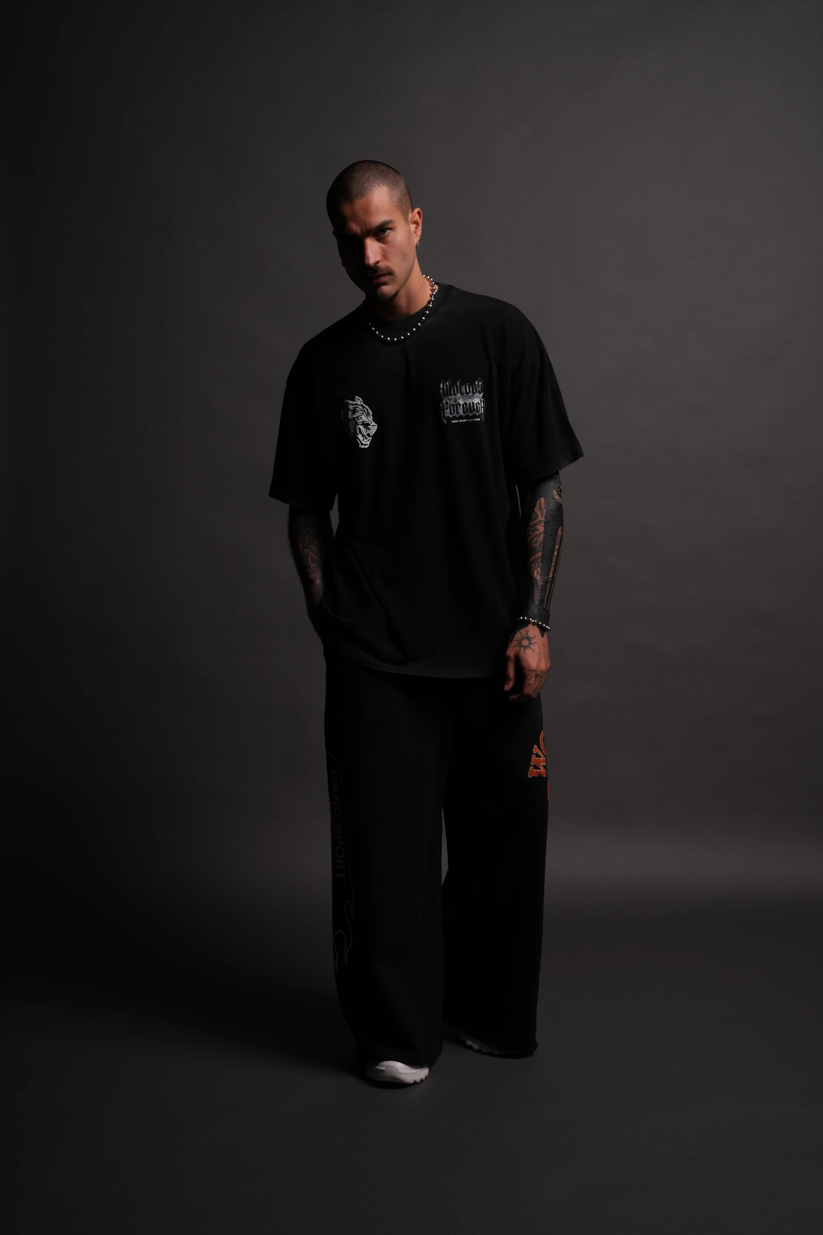 Death Wolf "Premium" Oversized Tee in Black - Image 5