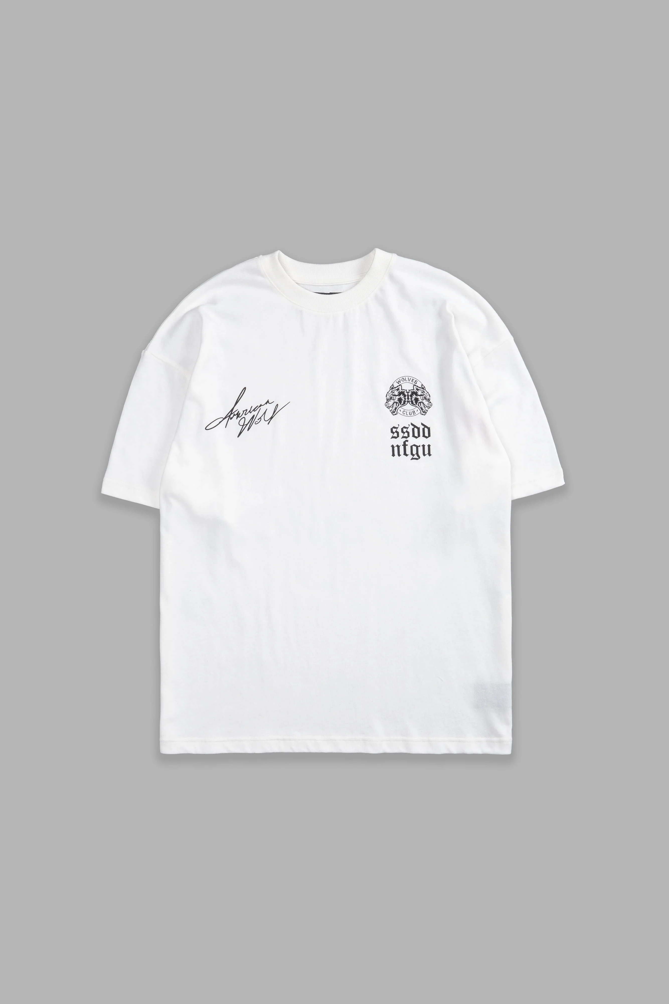 DMV Wolves "Premium" Oversized Tee in Cream - Image 2