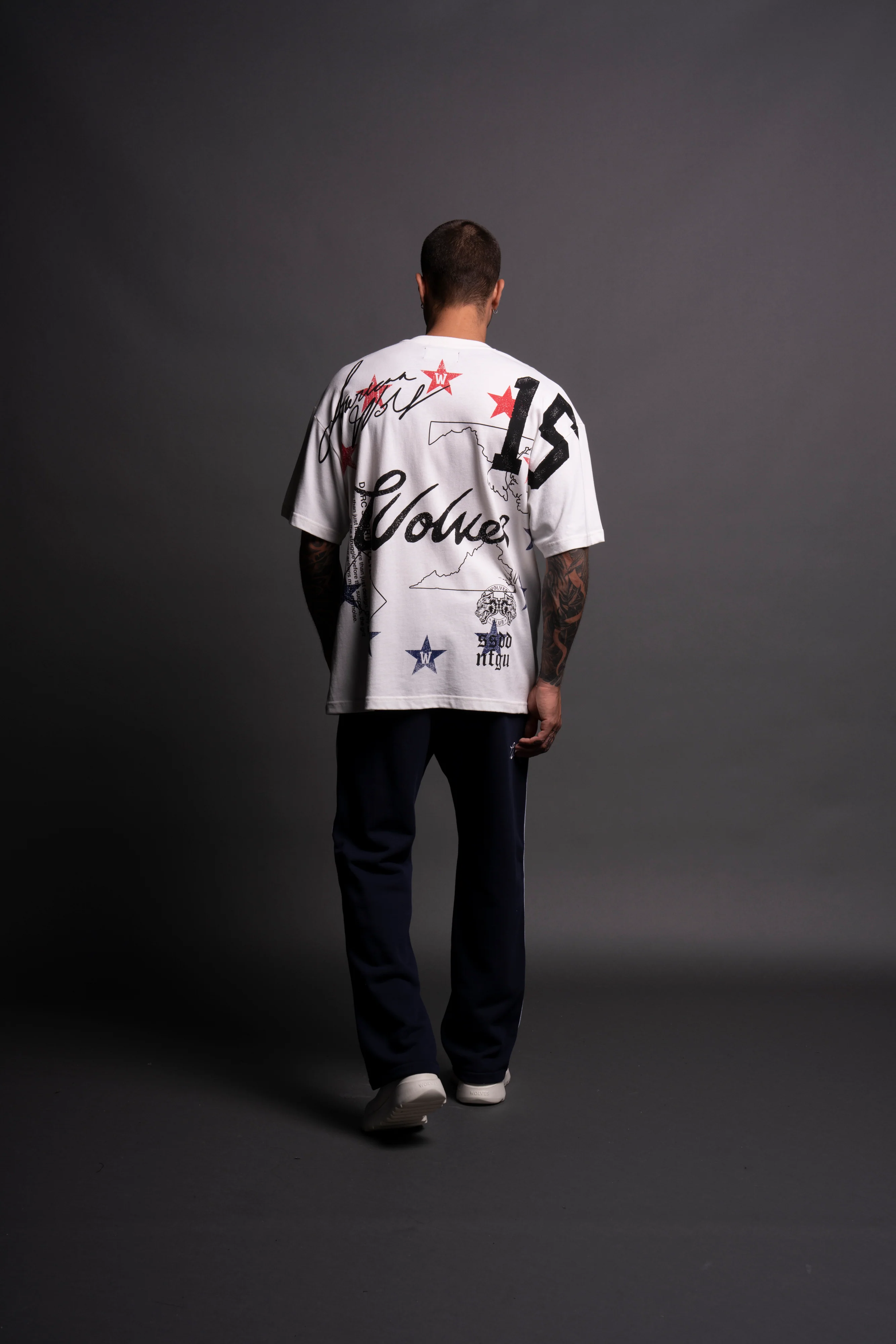 DMV Wolves "Premium" Oversized Tee in Cream - Image 6