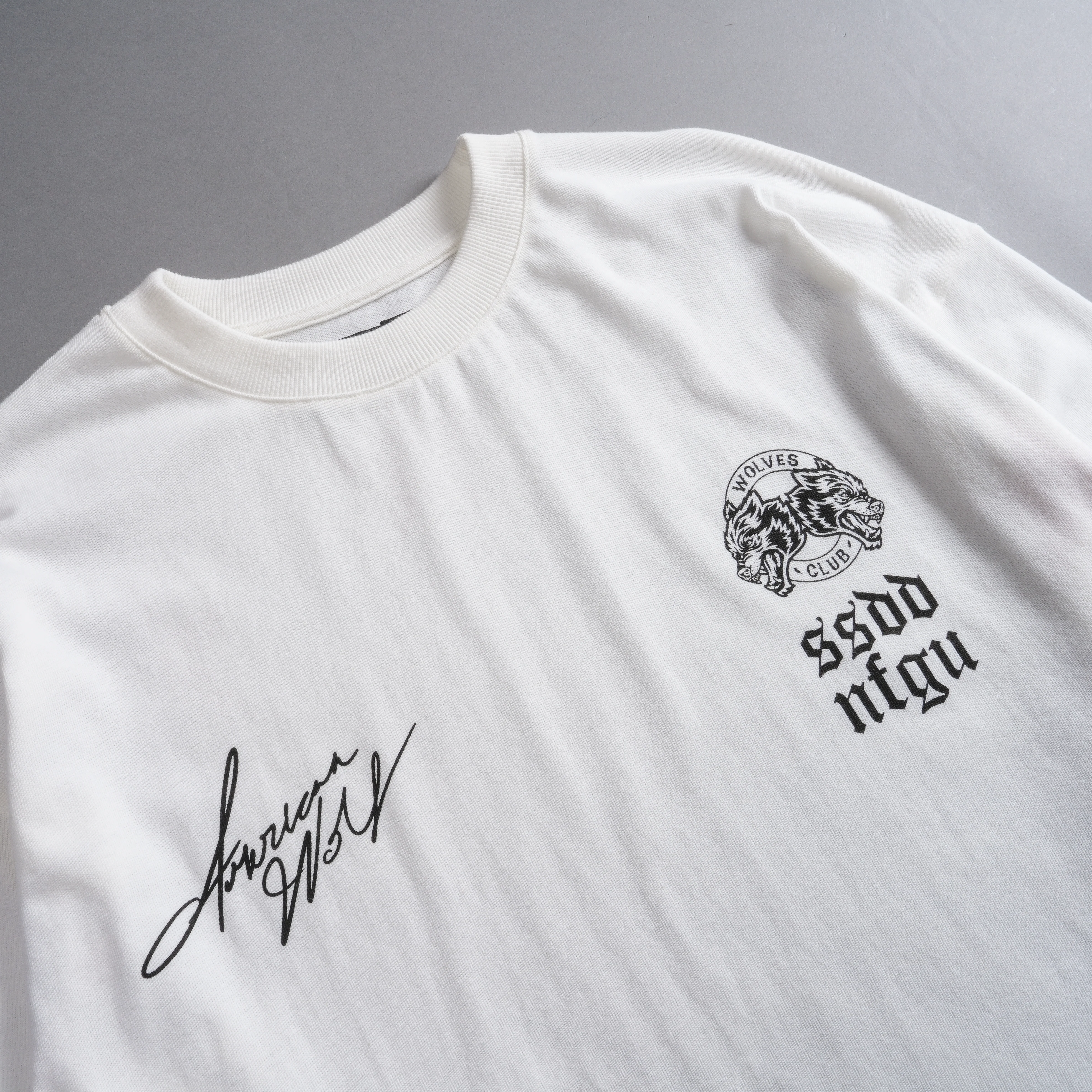 DMV Wolves "Premium" Oversized Tee in Cream - Image 7