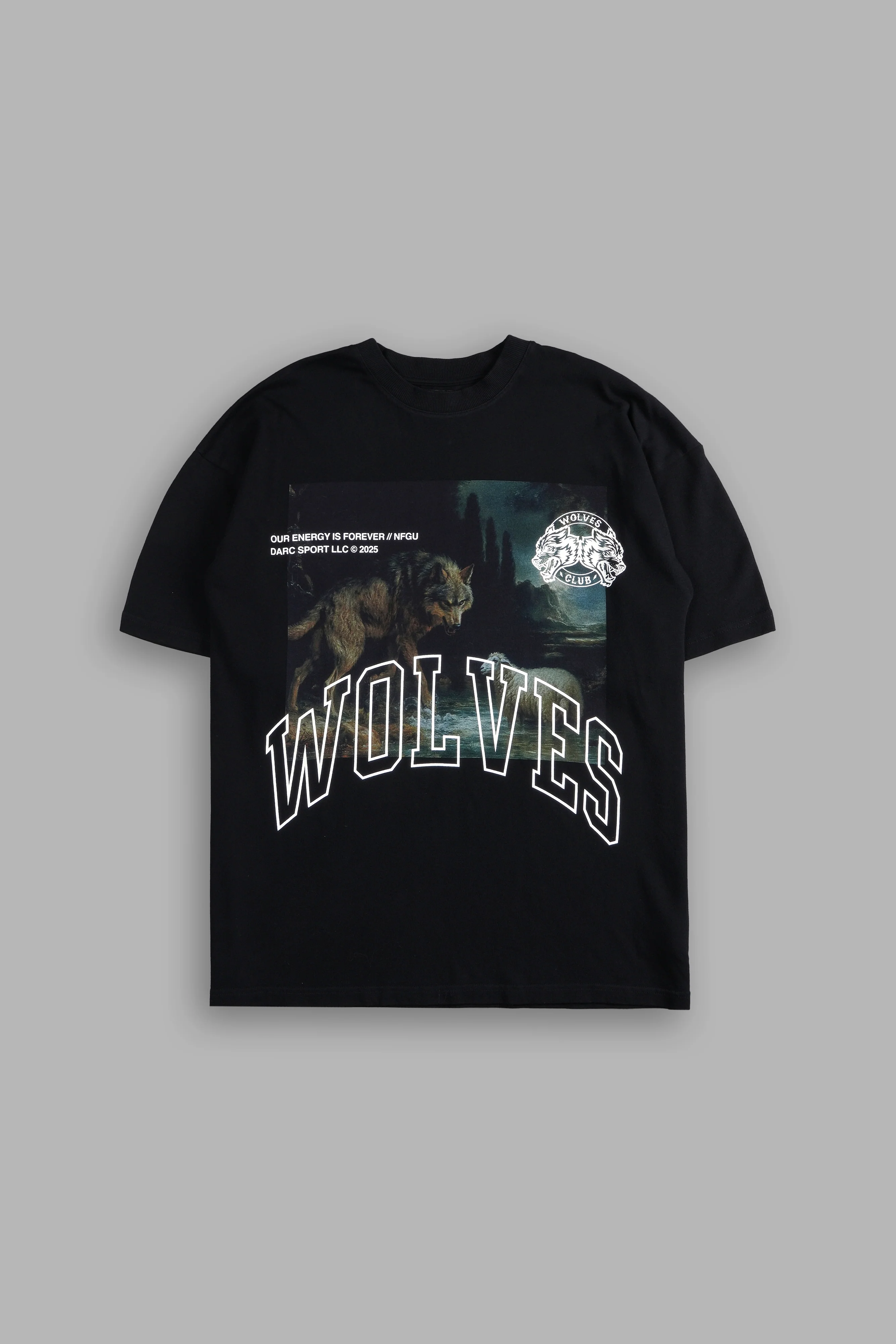 Don't Sleep "Premium" Oversized Tee in Black
