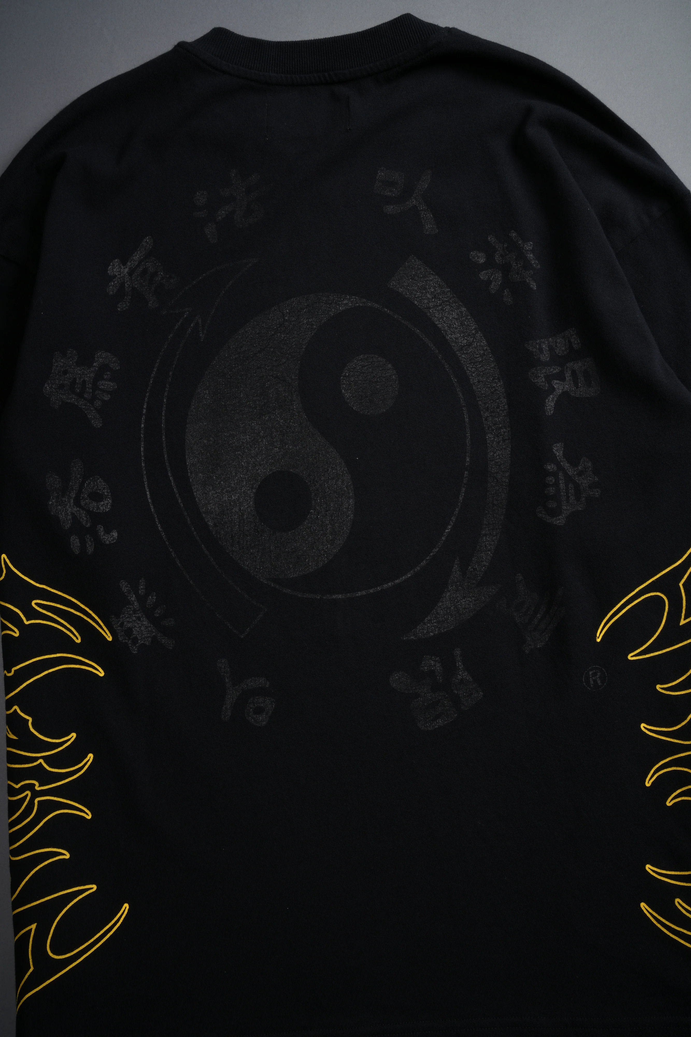 Don't Think, Feel! Premium Oversized Tee in Black - Image 10