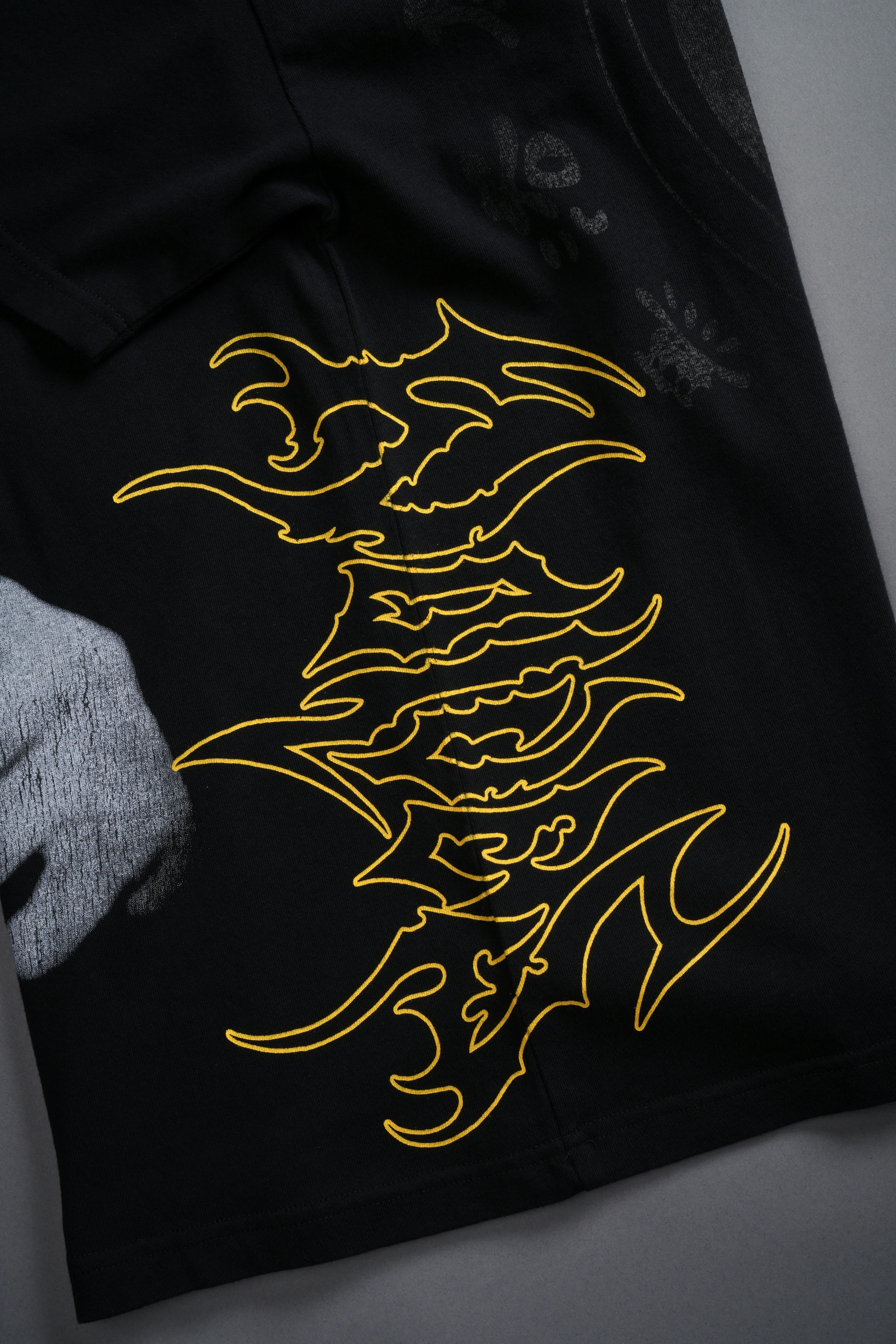 Don't Think, Feel! Premium Oversized Tee in Black - Image 6