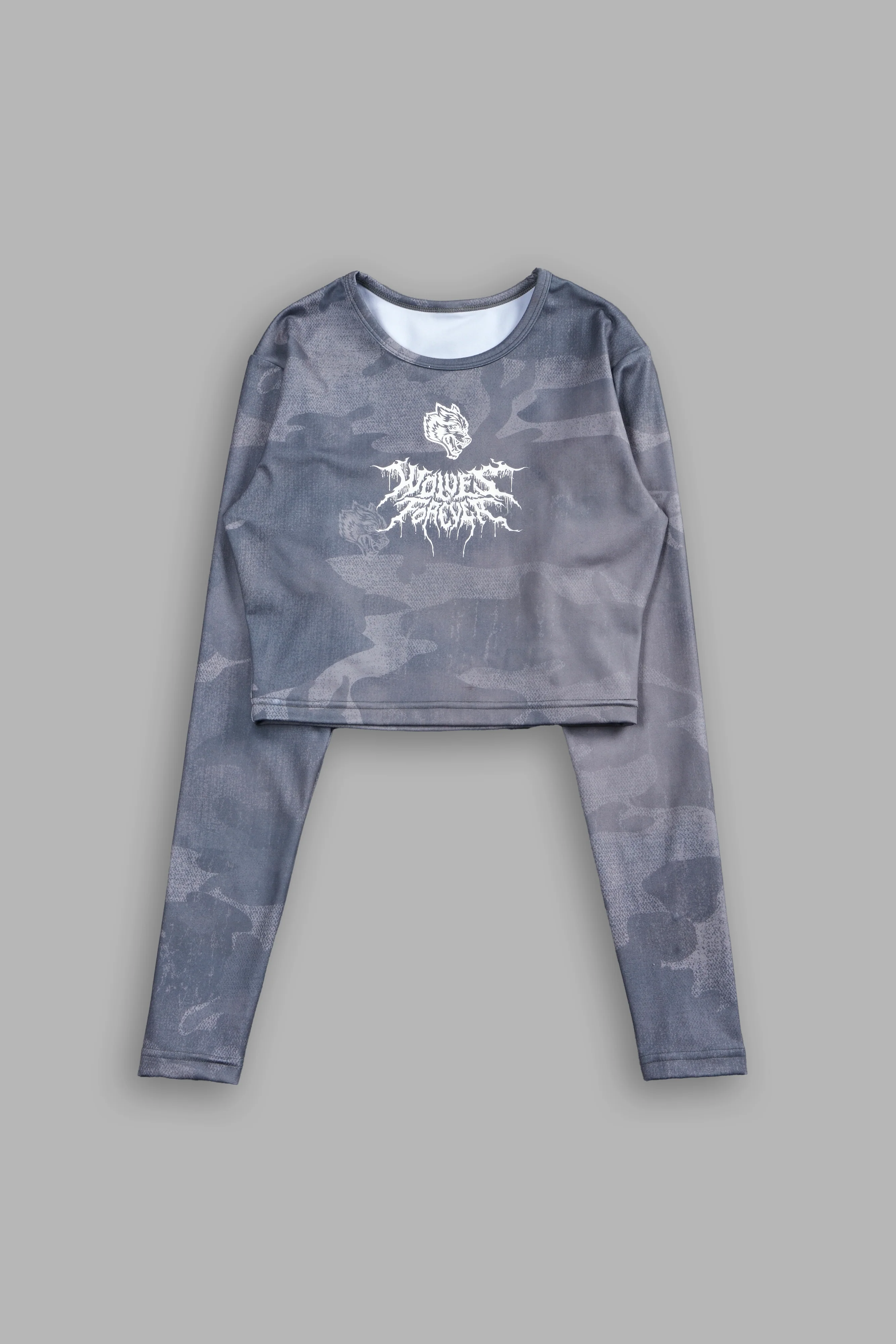 Drip Hesh L/S "Energy" Top in Lush Vintage Woodland Camo - Image 7