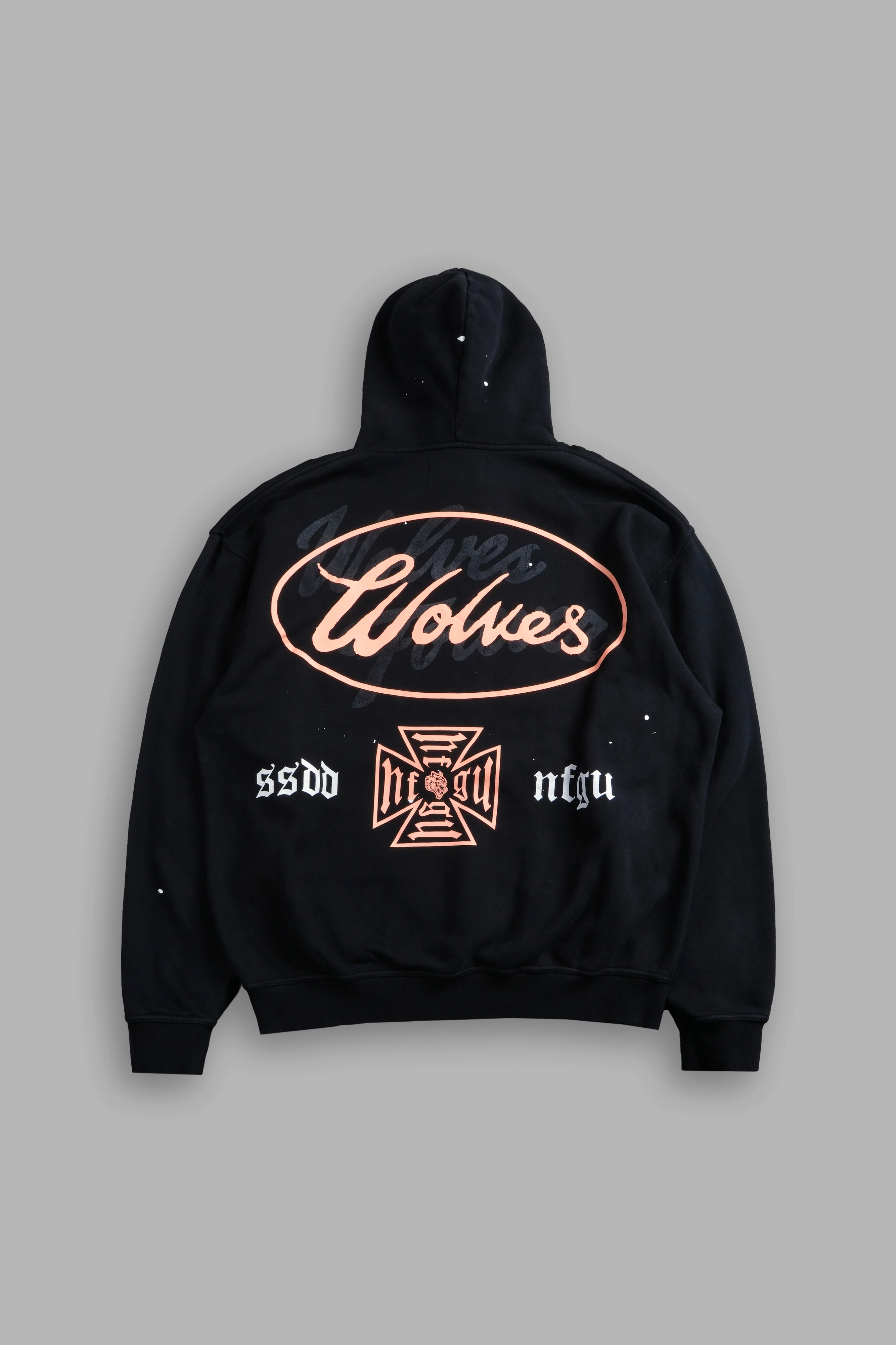 DSA FRVR "Pierce" Hoodie in Black Drift Wash