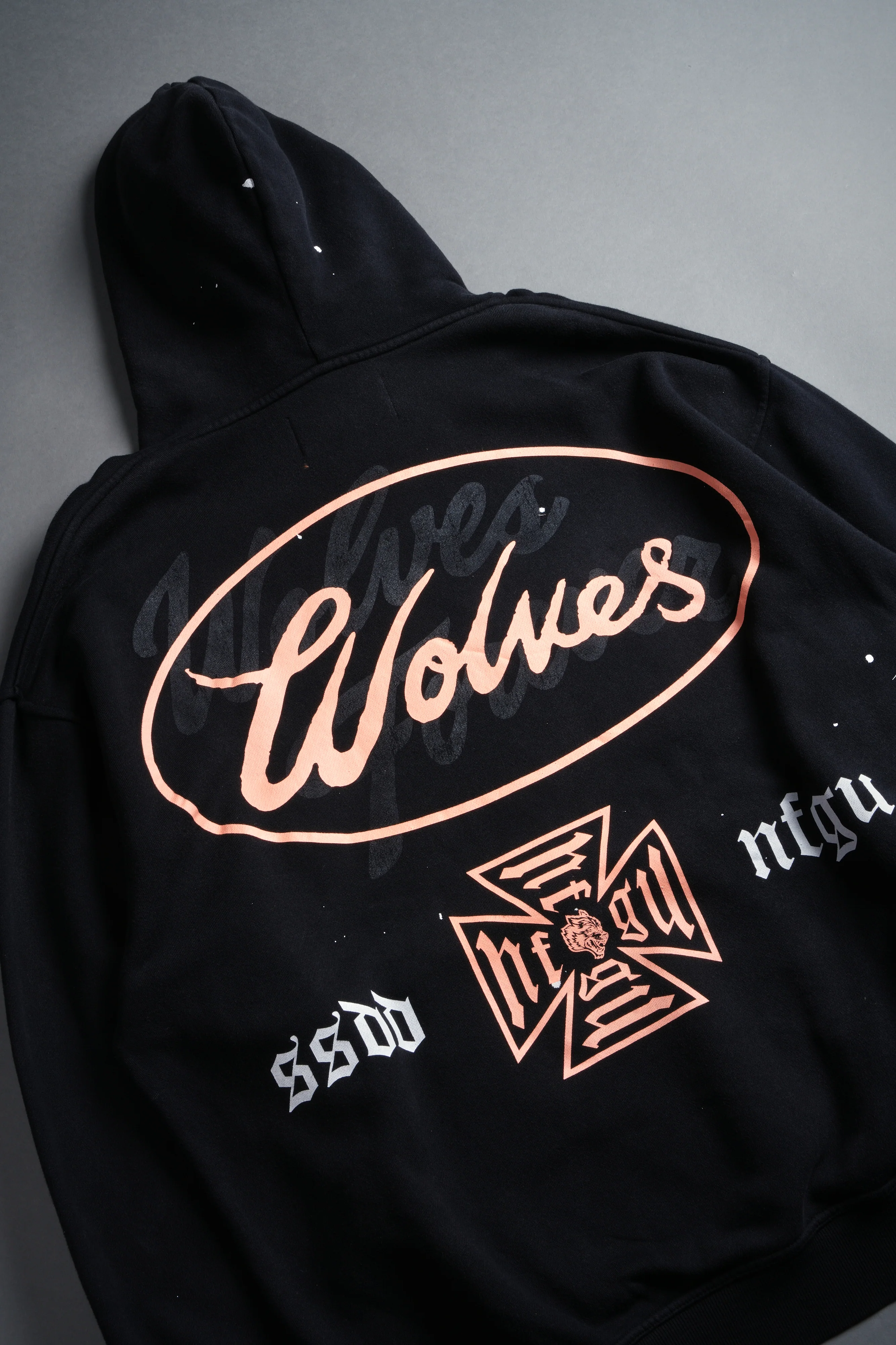 DSA FRVR "Pierce" Hoodie in Black Drift Wash - Image 10