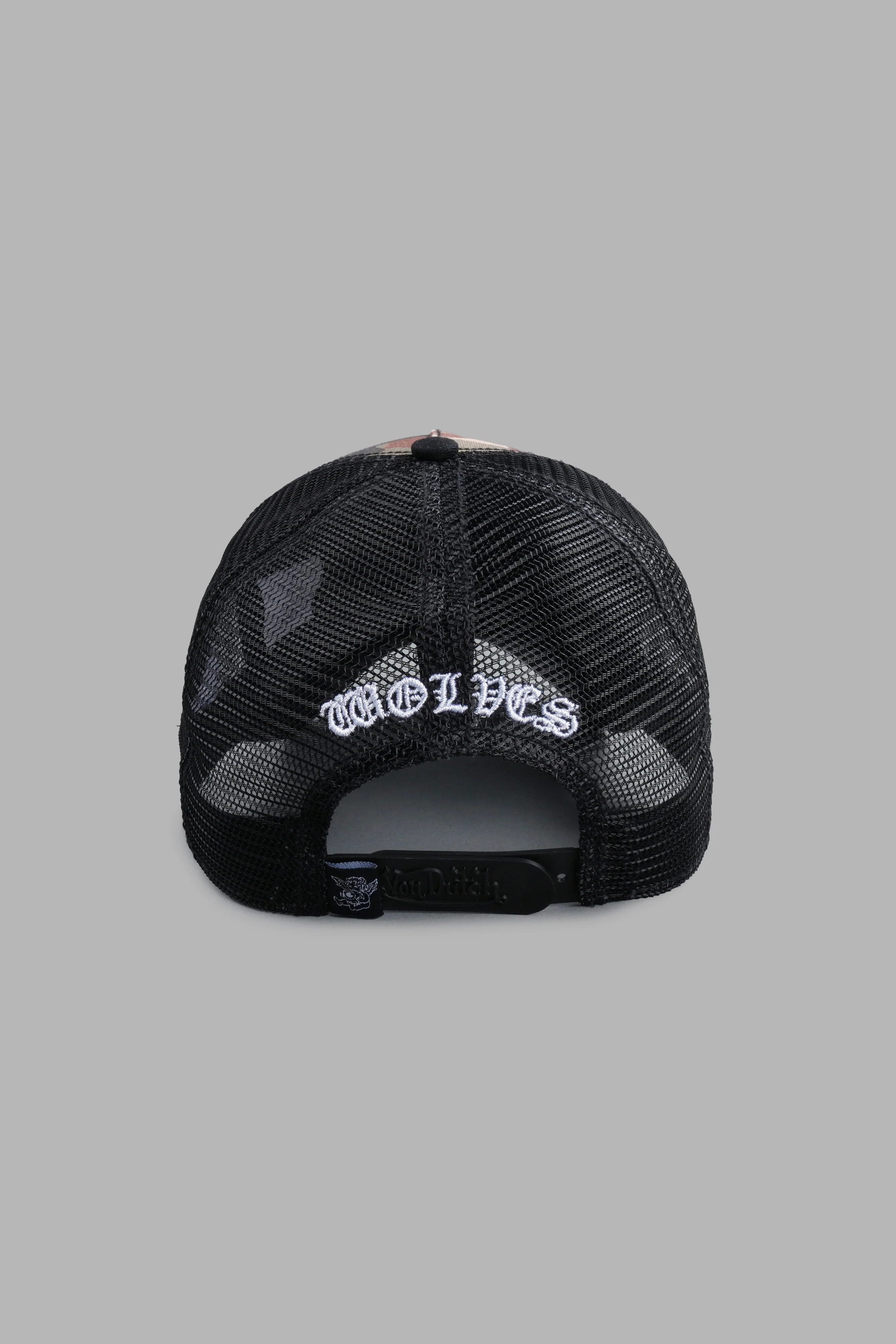 DSVD Collab Trucker Hat in Black Camo/Olive - Image 3