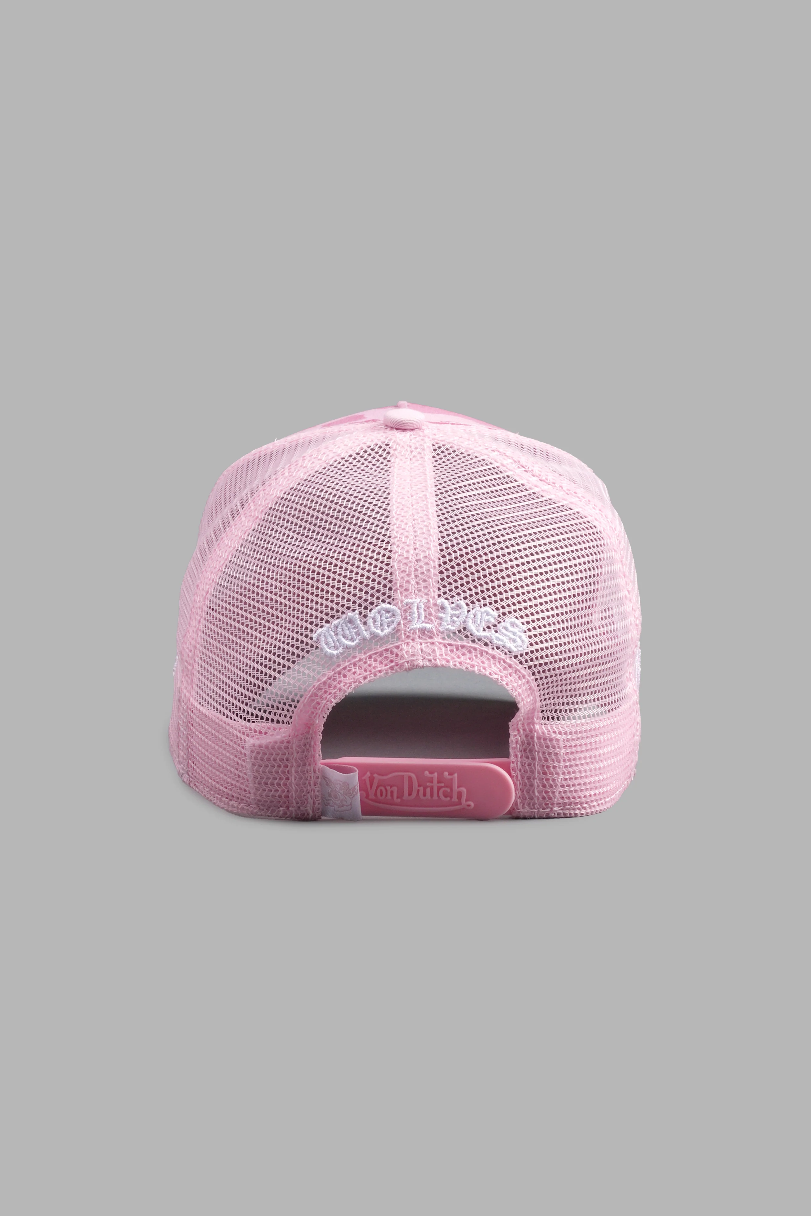 DSVD Collab Trucker Hat in DSVD Bubblegum Camo - Image 3