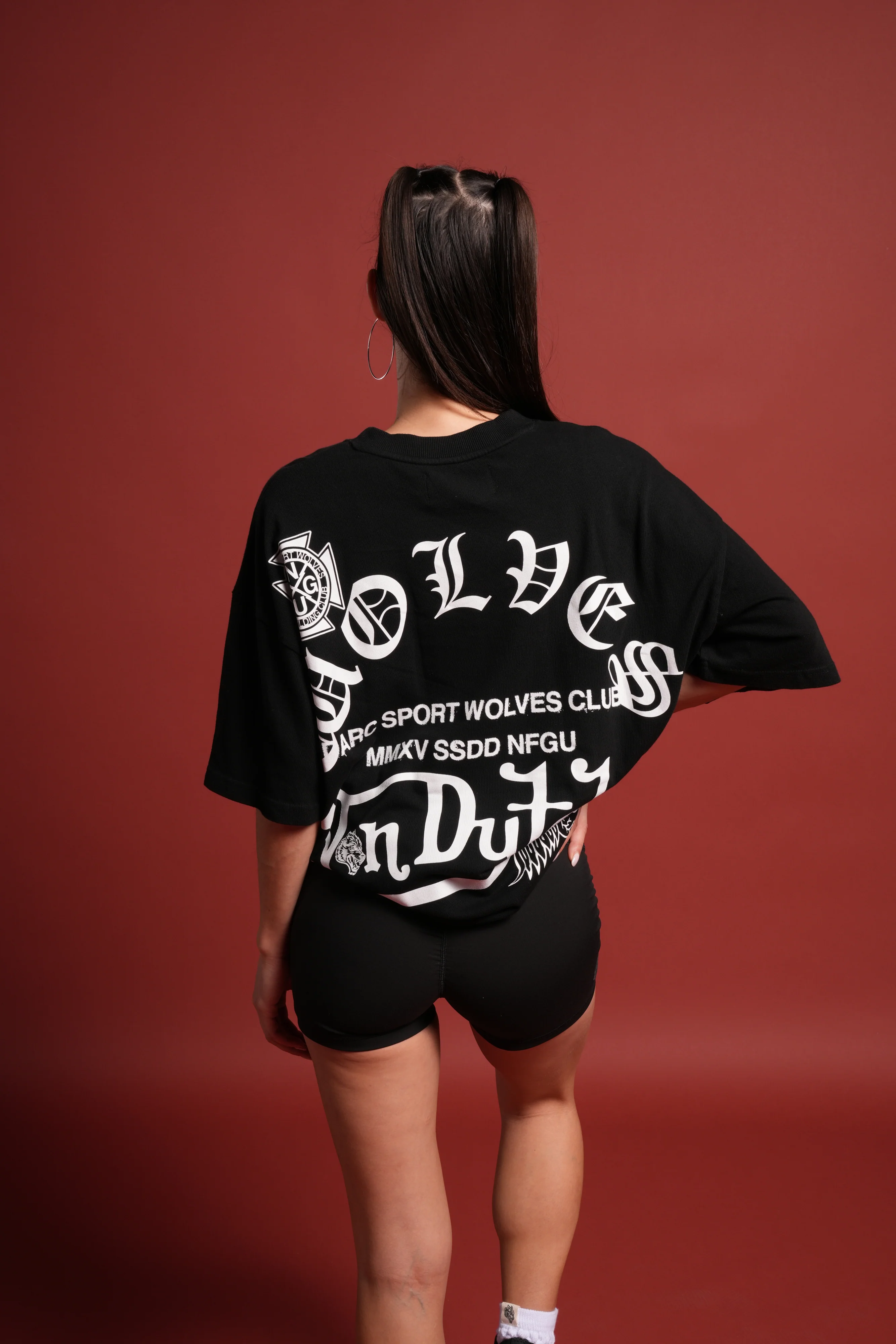 DSVD Heritage Unisex Premium Oversized Tee in Black - Image 10