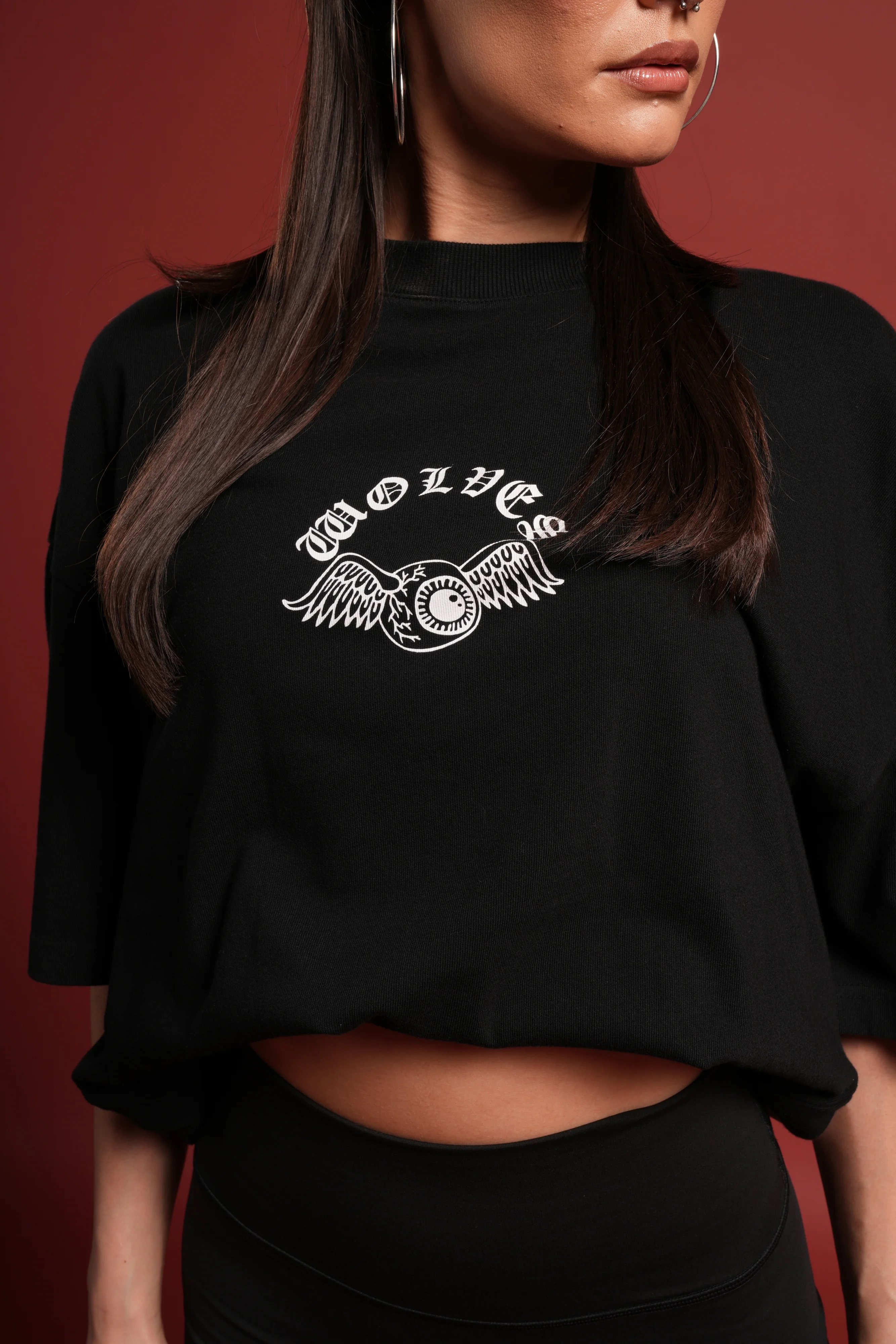 DSVD Heritage Unisex Premium Oversized Tee in Black - Image 13