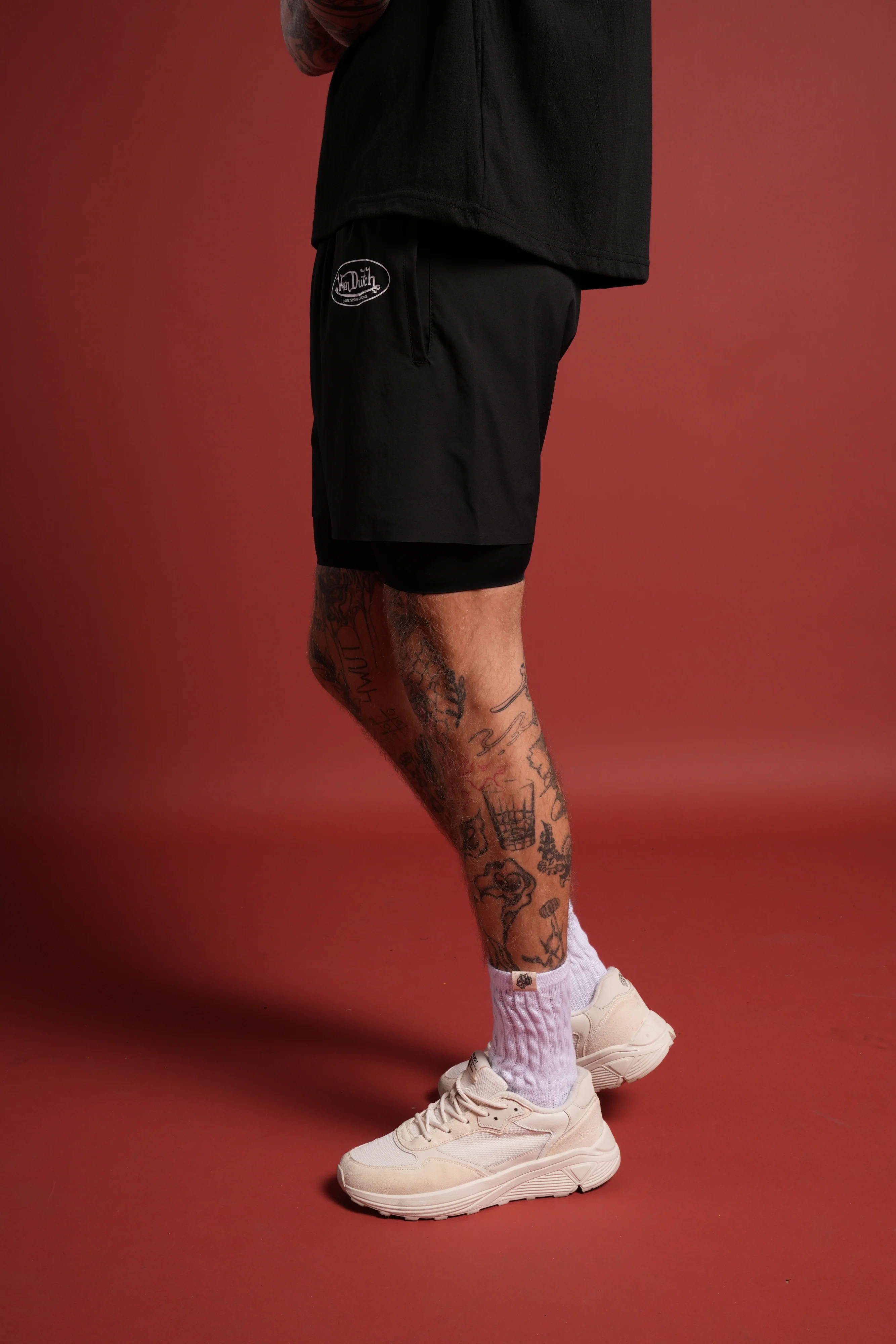 DSVD Legacy Compression Shorts in Black - Image 4