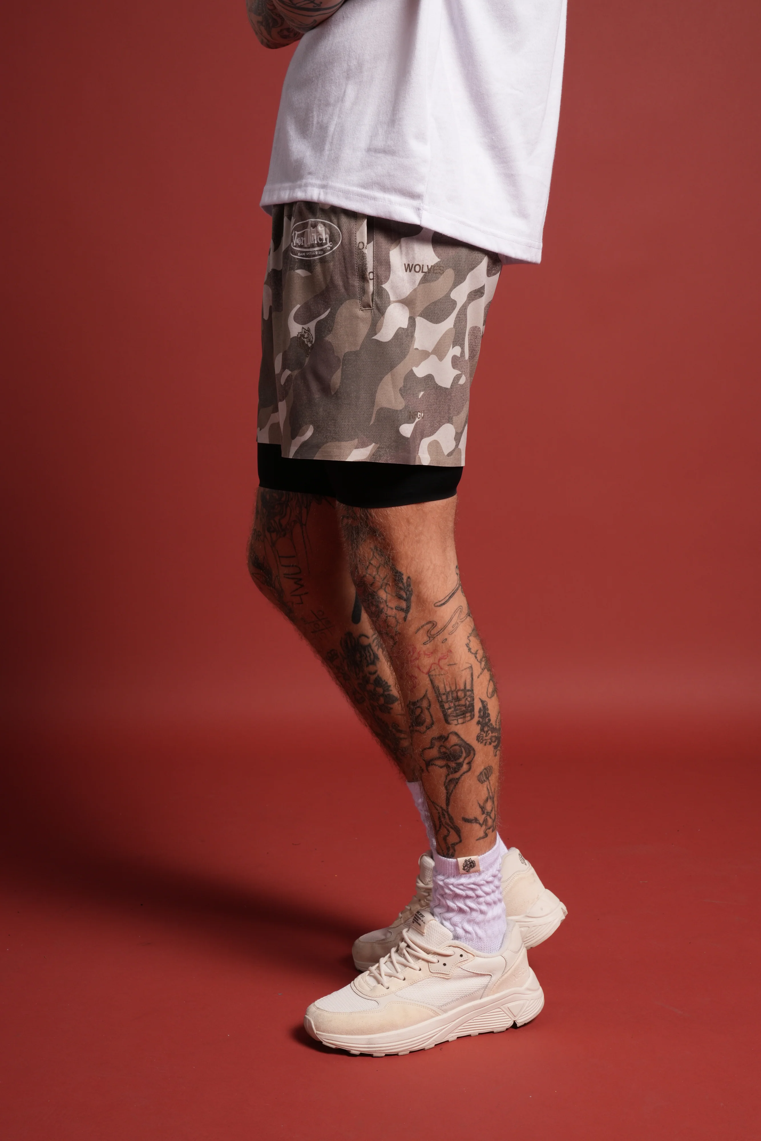 DSVD Legacy Compression Shorts in DSVD Green Camo - Image 4