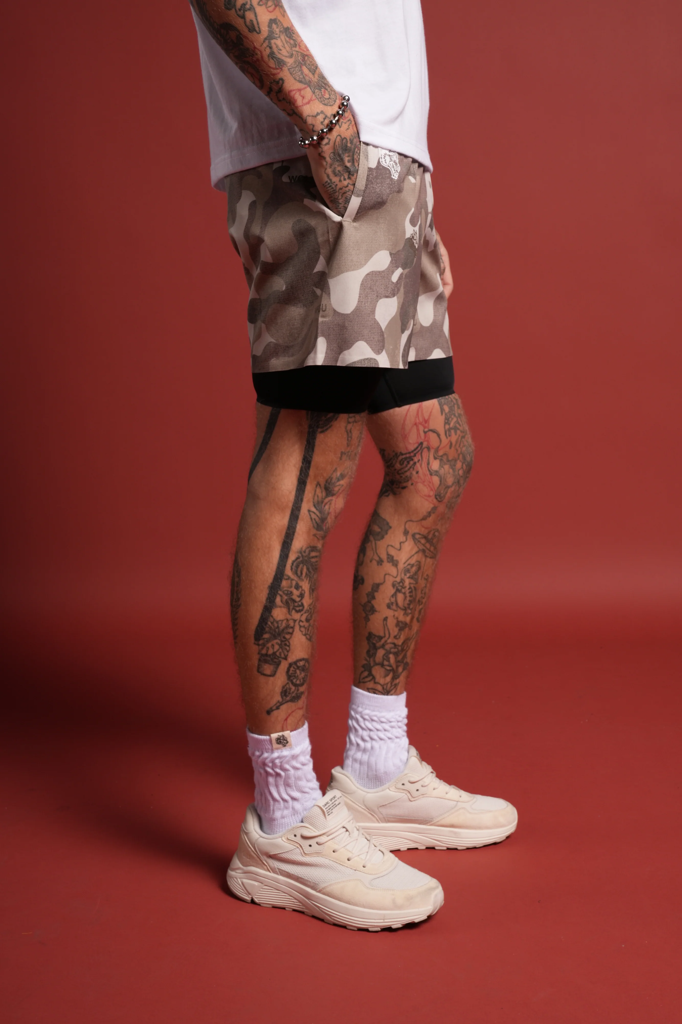 DSVD Legacy Compression Shorts in DSVD Green Camo - Image 5