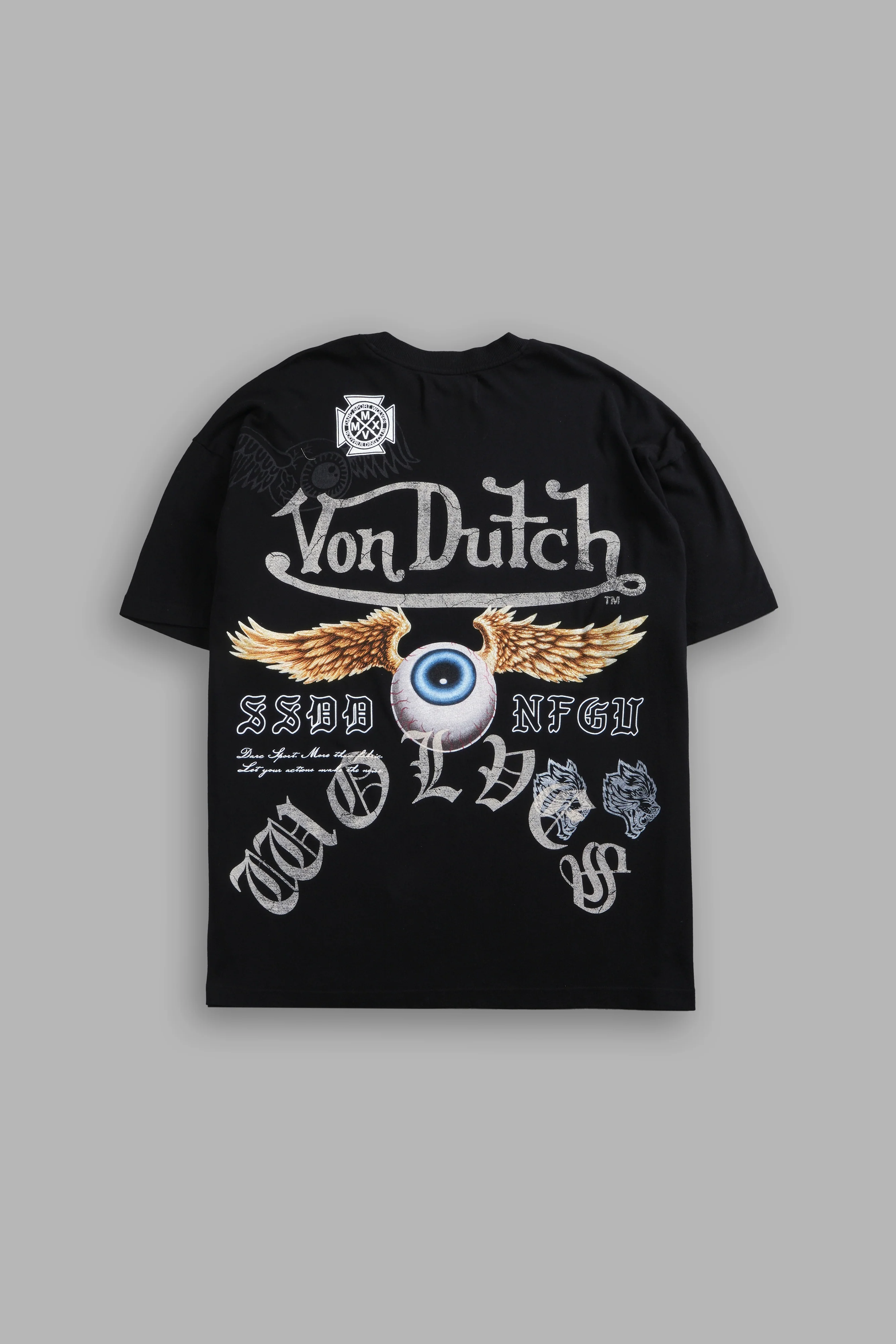 DSVD NFGU Premium Oversized Tee in Black